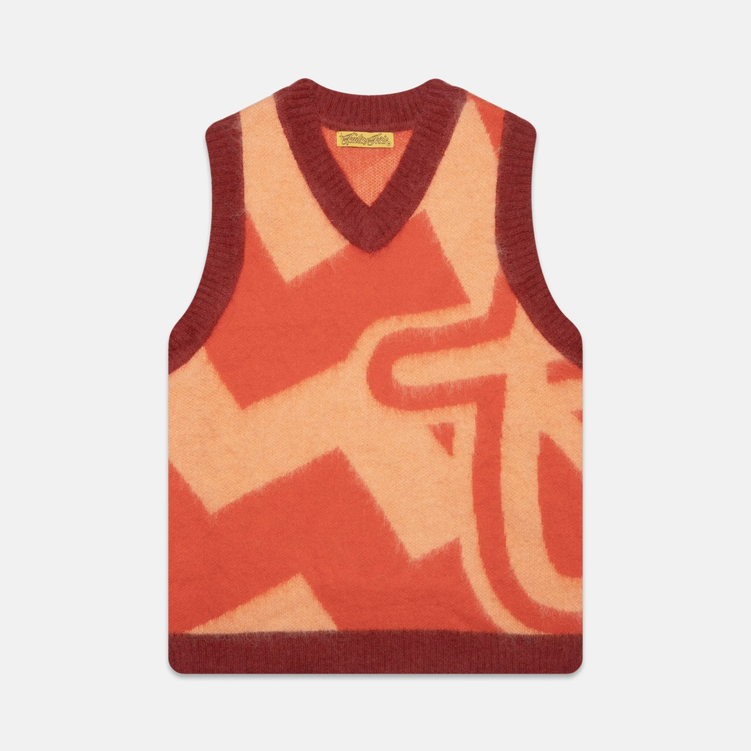 Chili Mango Mohair Vest