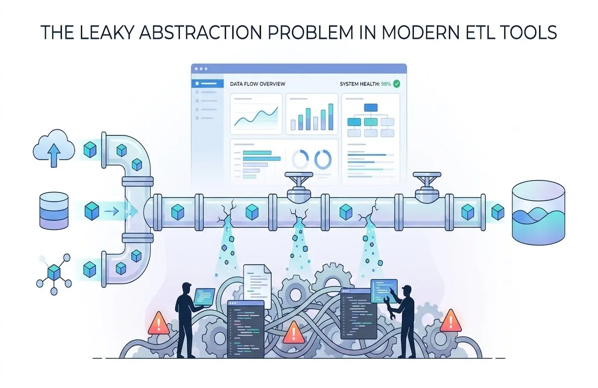 The Leaky Abstraction Problem in Modern ETL Tools