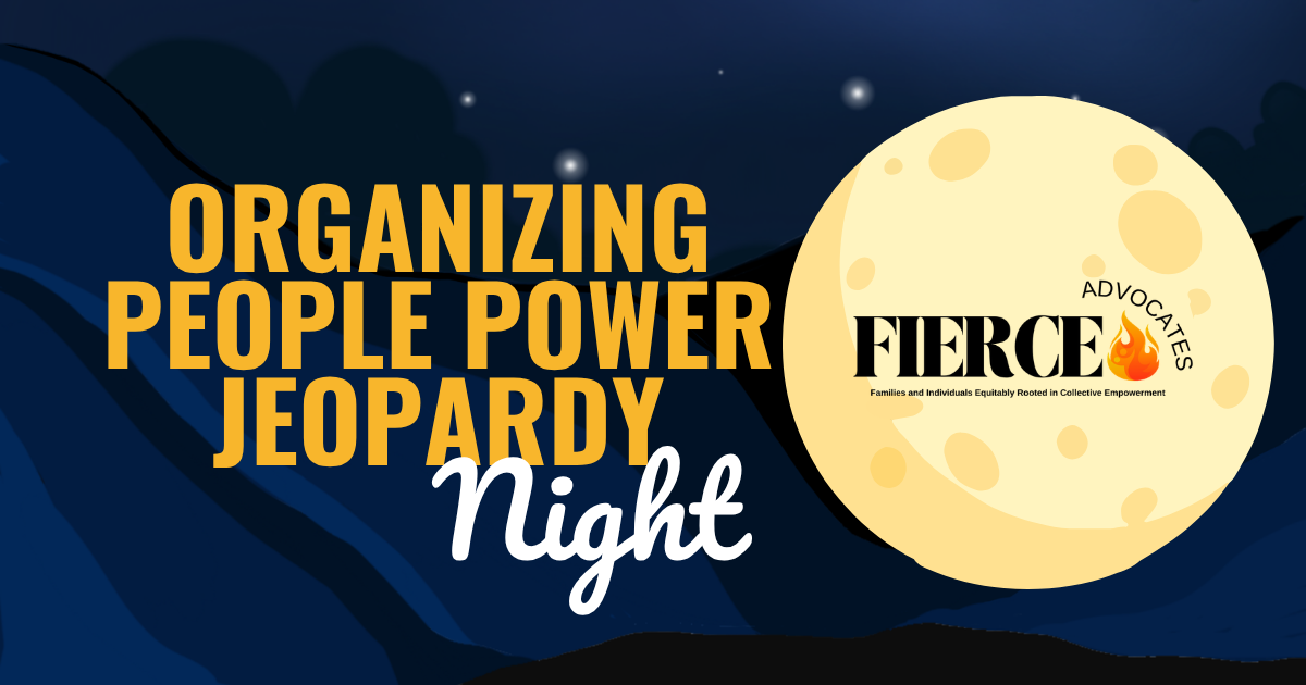 Organizing People Power Jeopardy Night