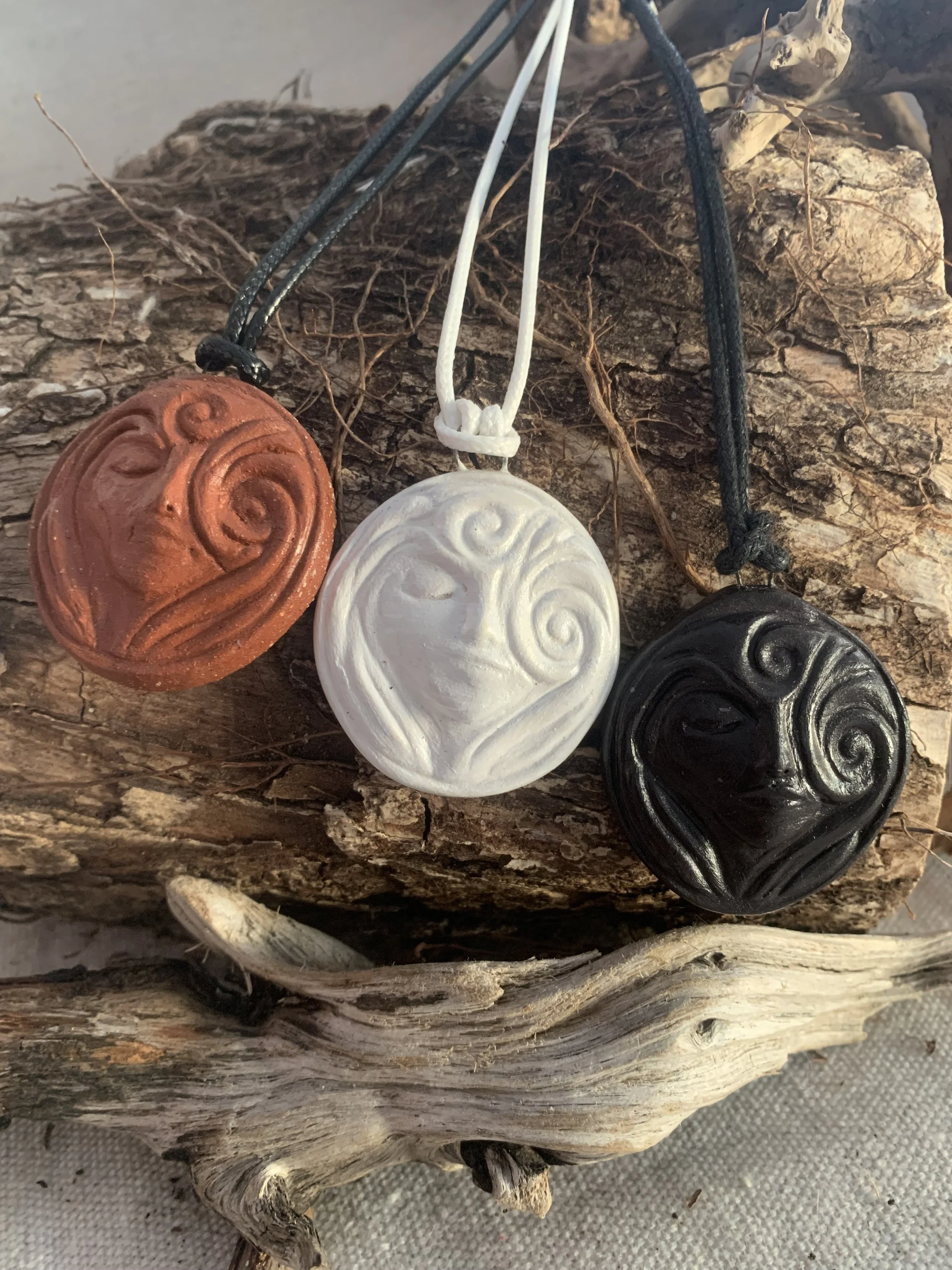 Great Mother - Mushroom Codes - Clay Pendant