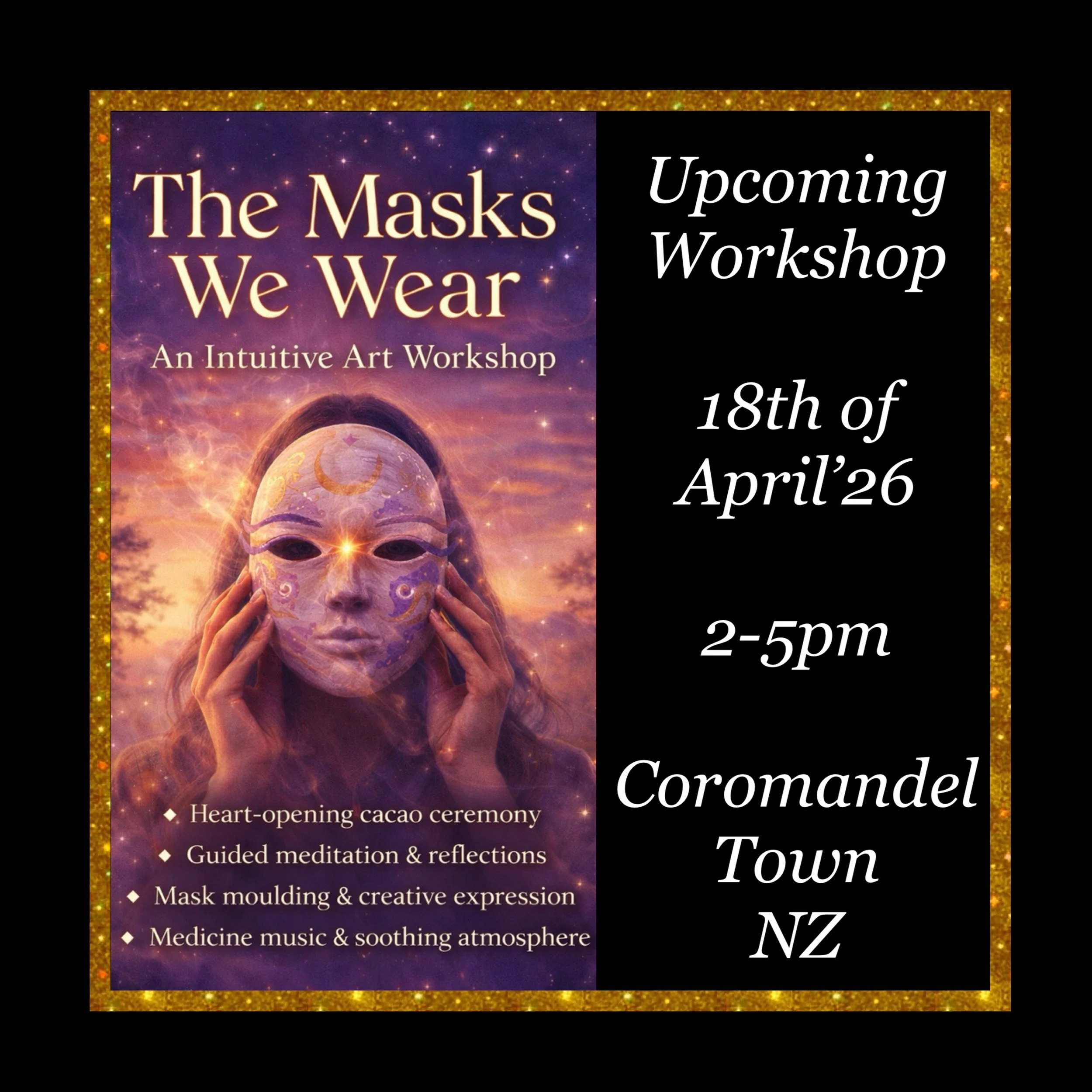 Masks Workshop | 18.April'26         2pm-5pm
