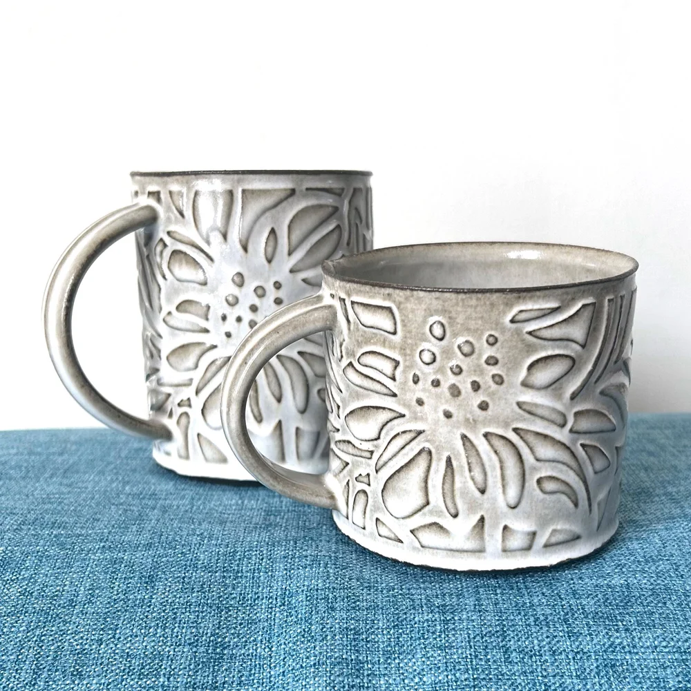 Tar Paper and Tyvek Stencils for Custom Pottery Surface Designs ...
