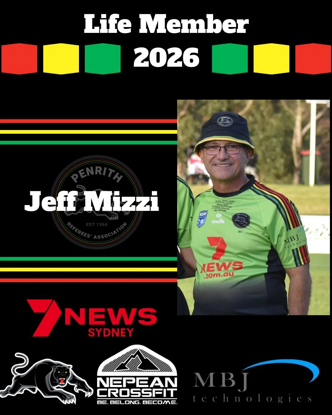 Jeff Mizzi Elected as next Life Member 
