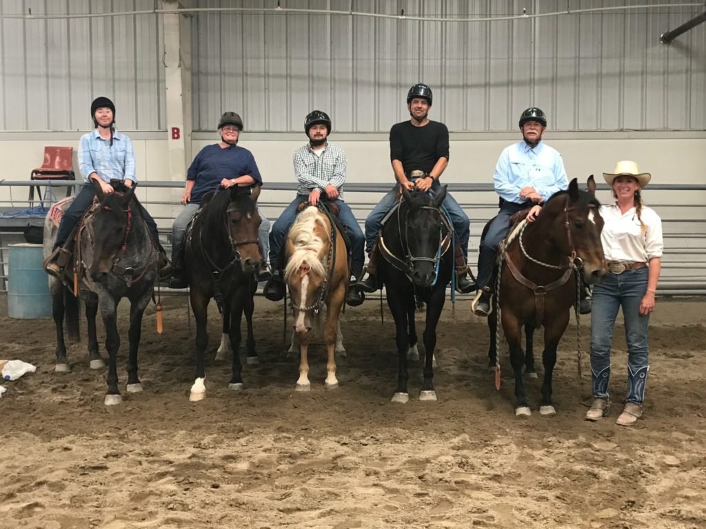 Horsemanship for peace officer training in Wyoming.JPG