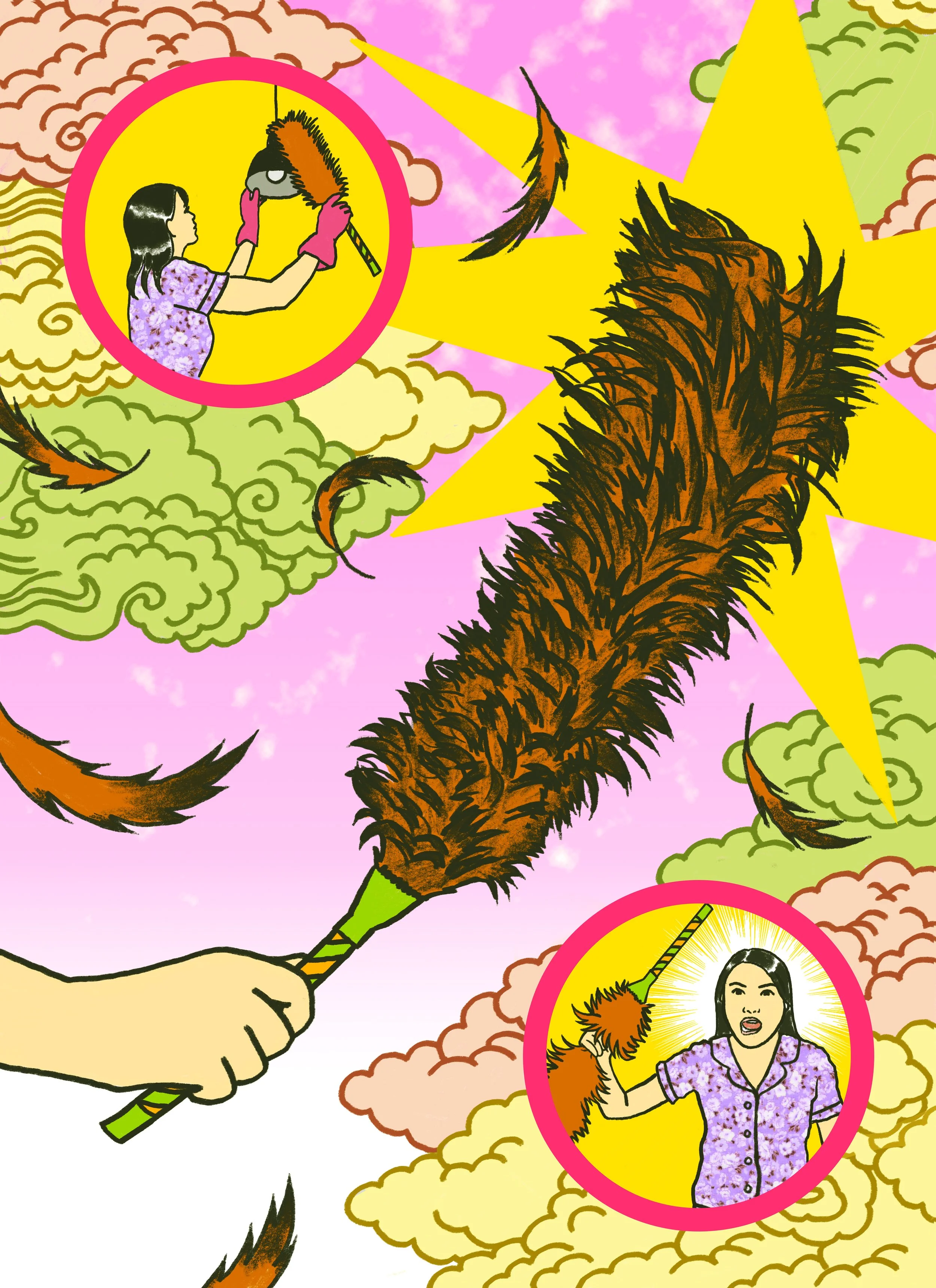 Commission done for Think!Chinatown's exhibit "Everyday Chinatown: Objects and the Stories They Hold" | 2026