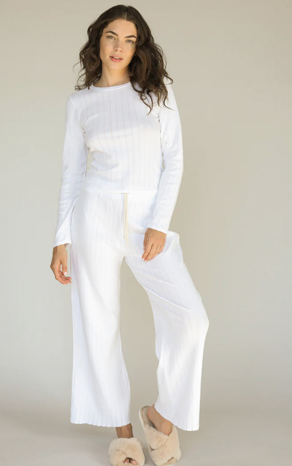 Perfect White Tee Mary Pointelle Pants — rowen