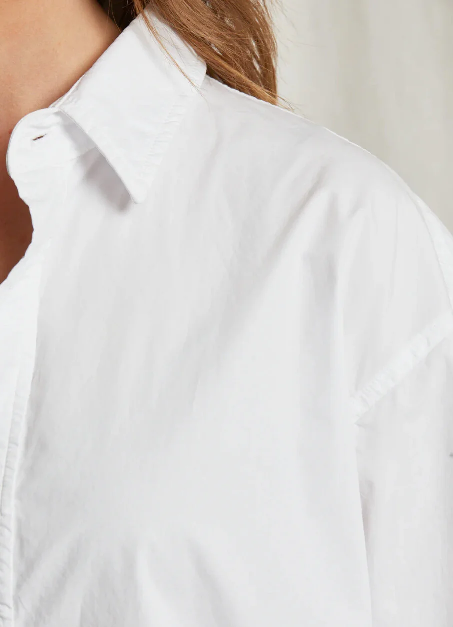 Perfect White Tee James Button Down