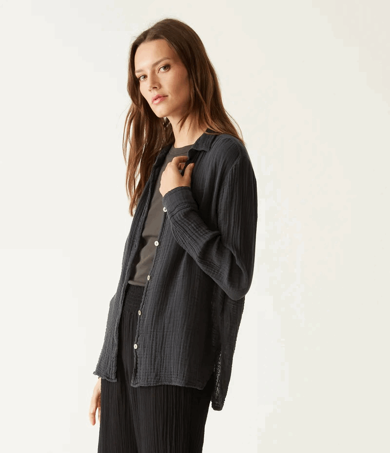 Michael Stars Leo Gauze Button Down