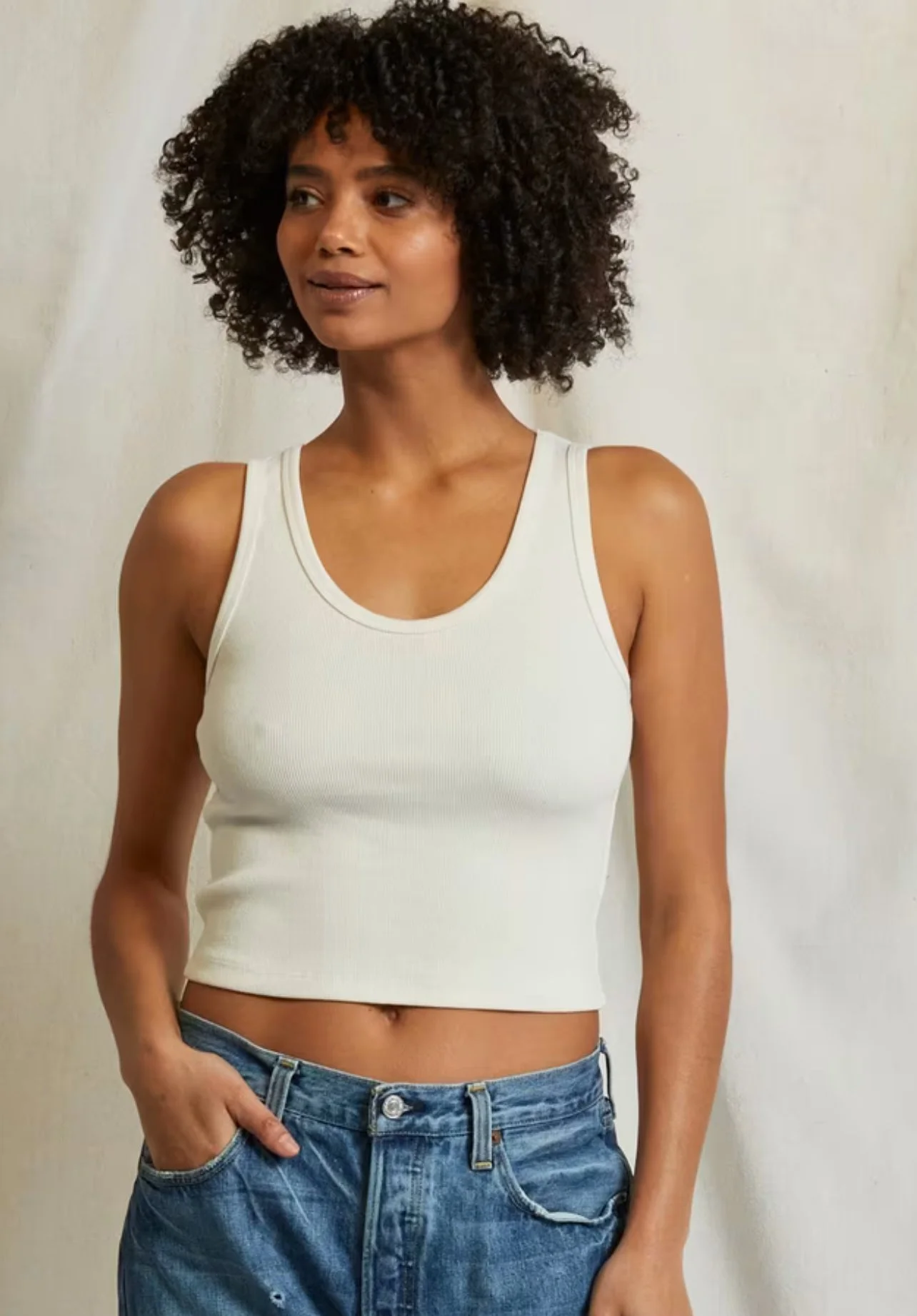 Perfect White Tee Blondie Tank