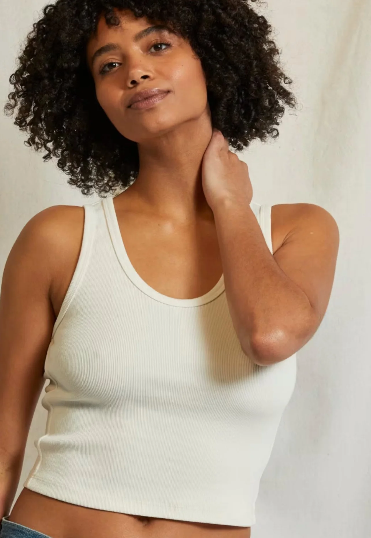 Perfect White Tee Blondie Tank