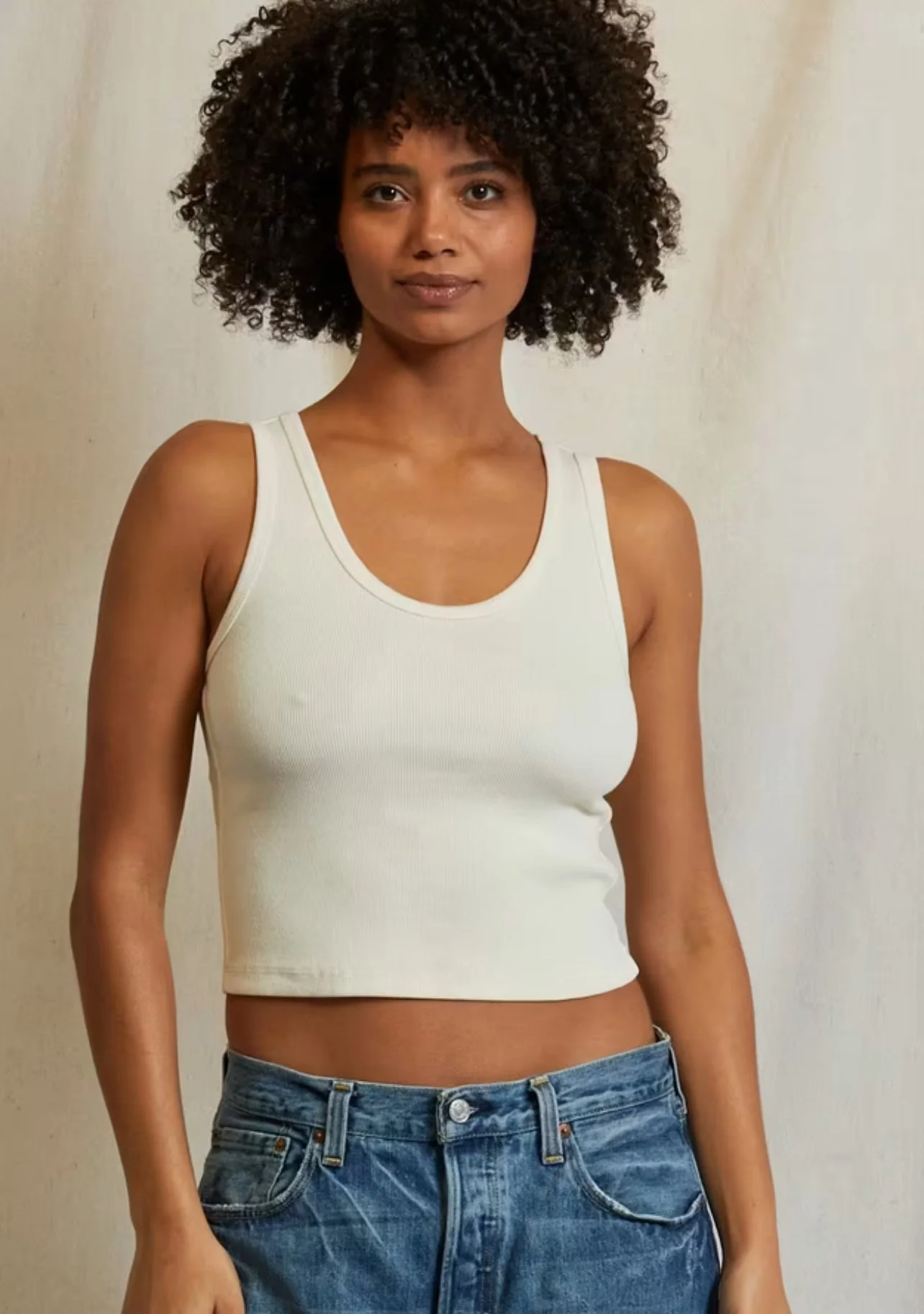 Perfect White Tee Blondie Tank