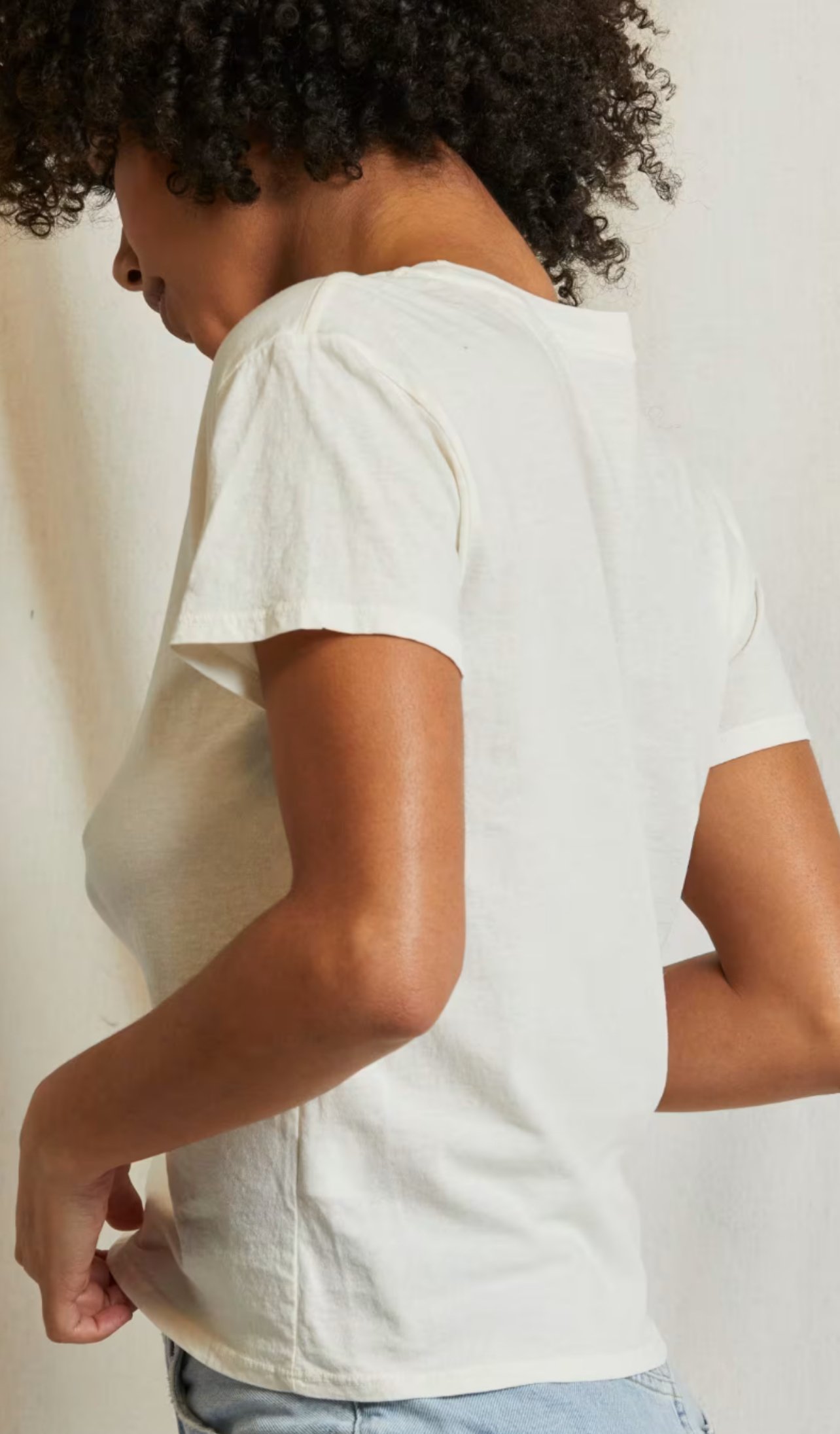 Perfect White Tee Harley Crew Neck Tee