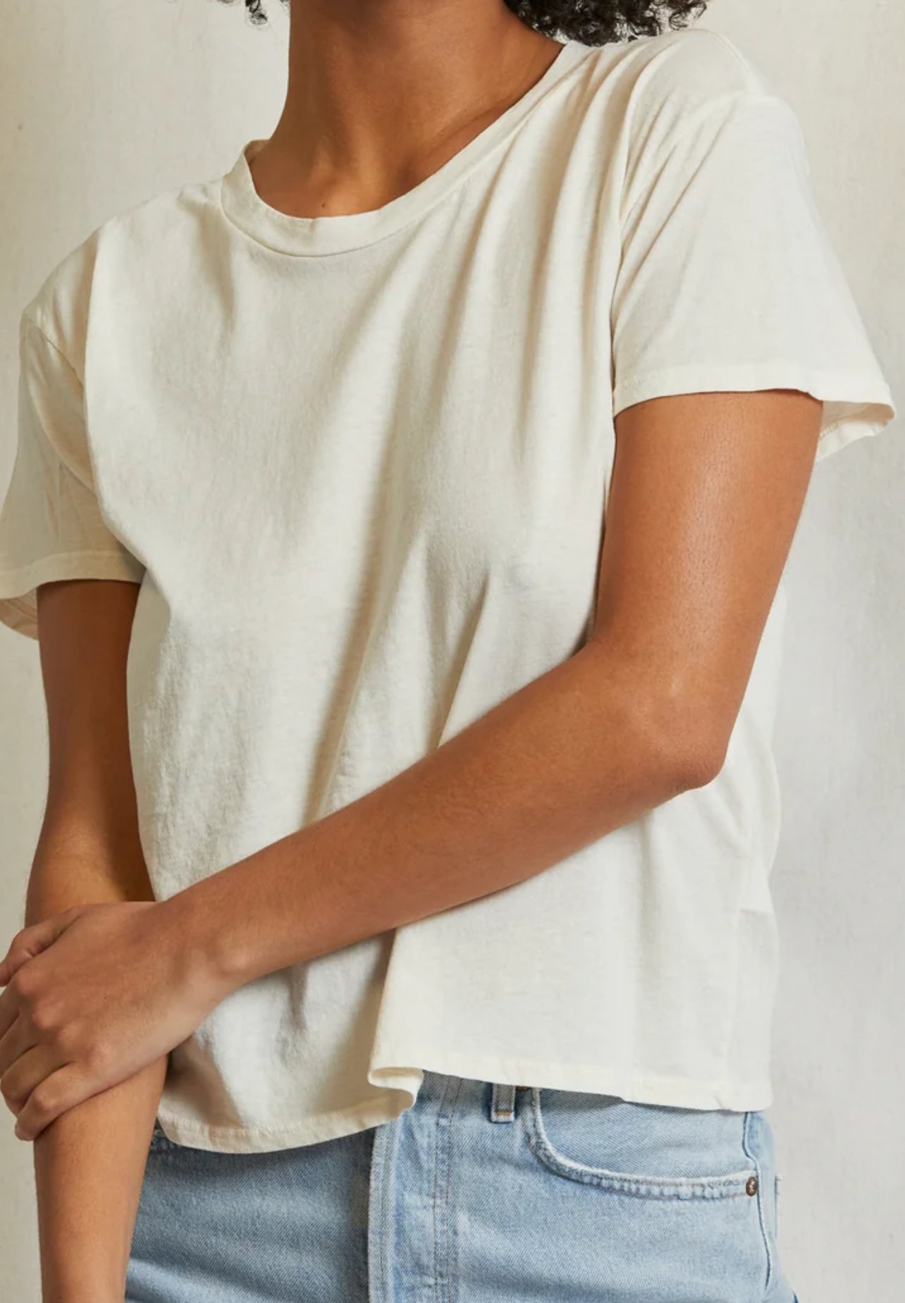 Perfect White Tee Harley Crew Neck Tee