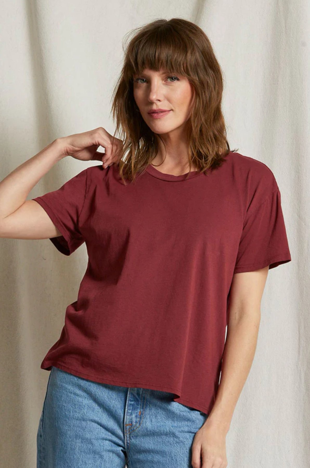 Perfect White Tee Harley Crew Neck Tee