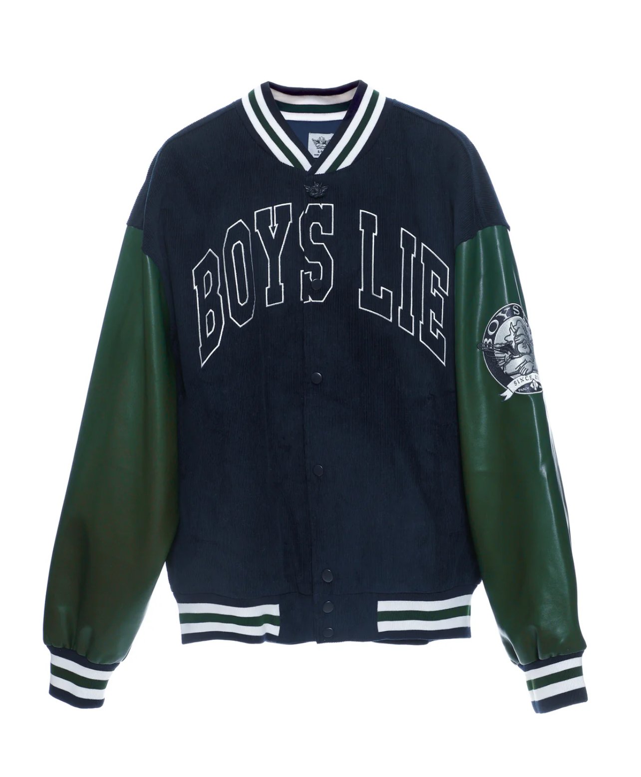 Boys Lie A Team Goes Blue Varsity Jacket