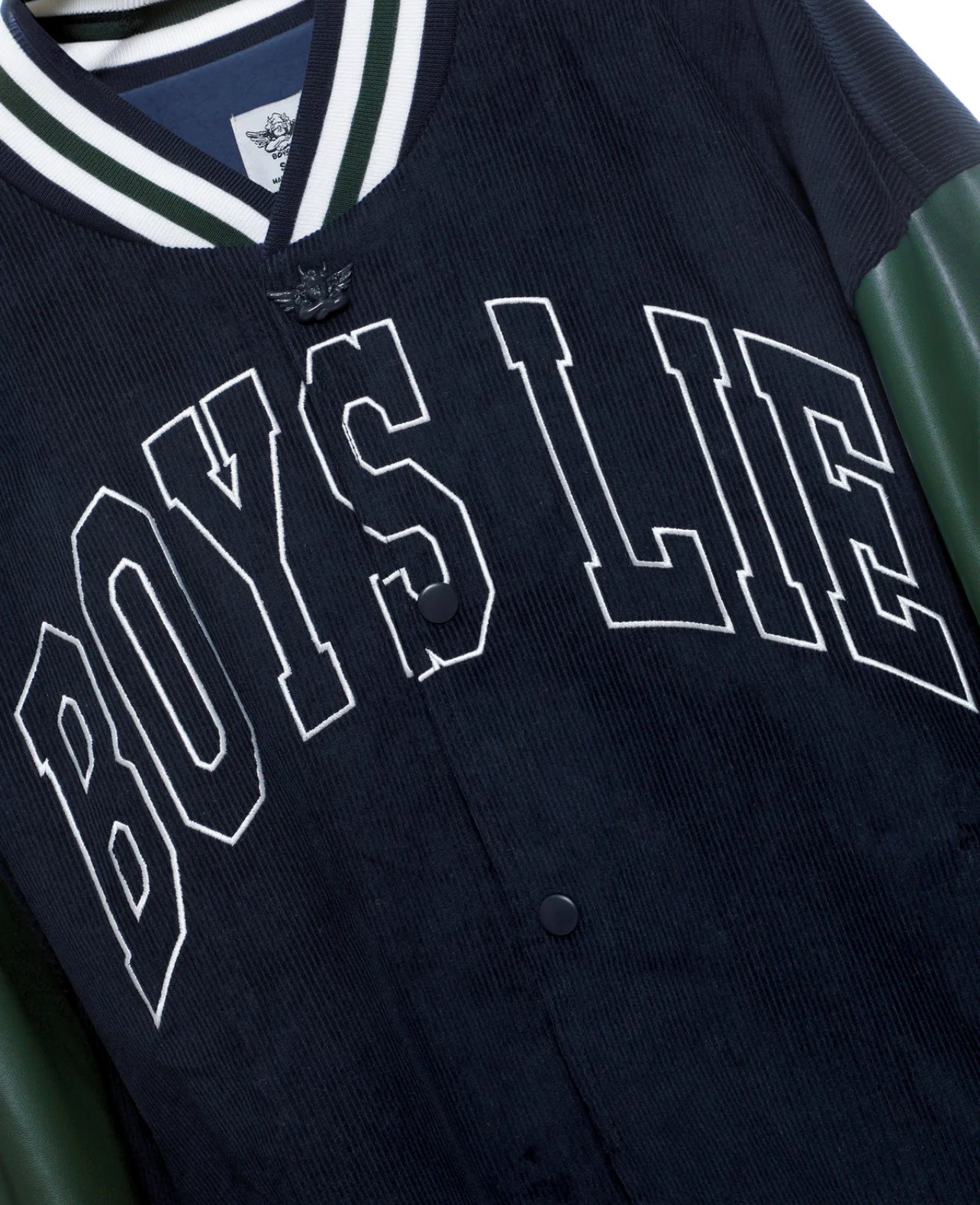 Boys Lie A Team Goes Blue Varsity Jacket