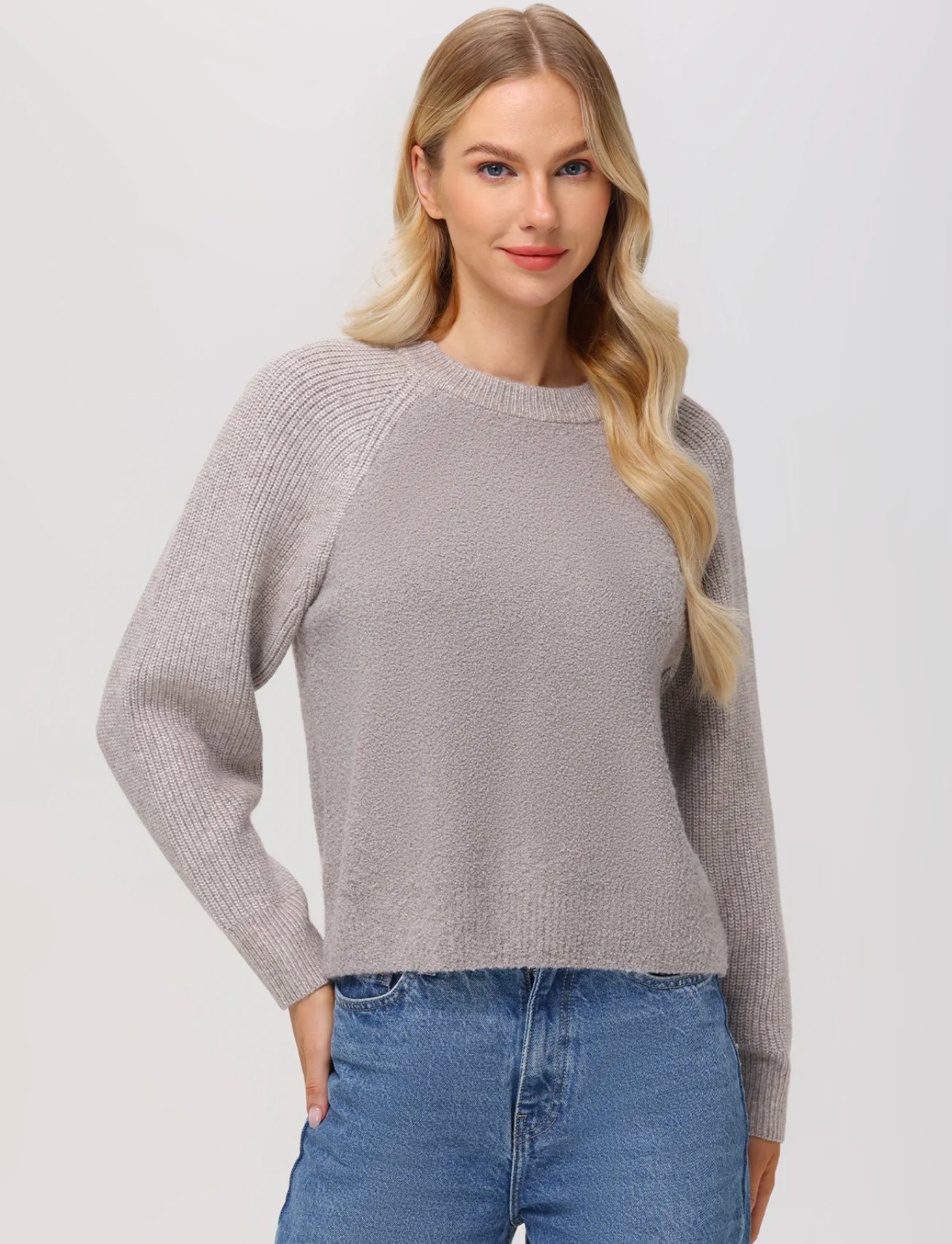 525 McKenzie Mixed Media Sweater