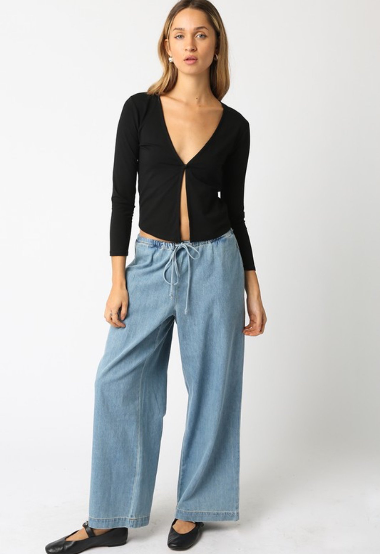 Olivaceous Taylor Top