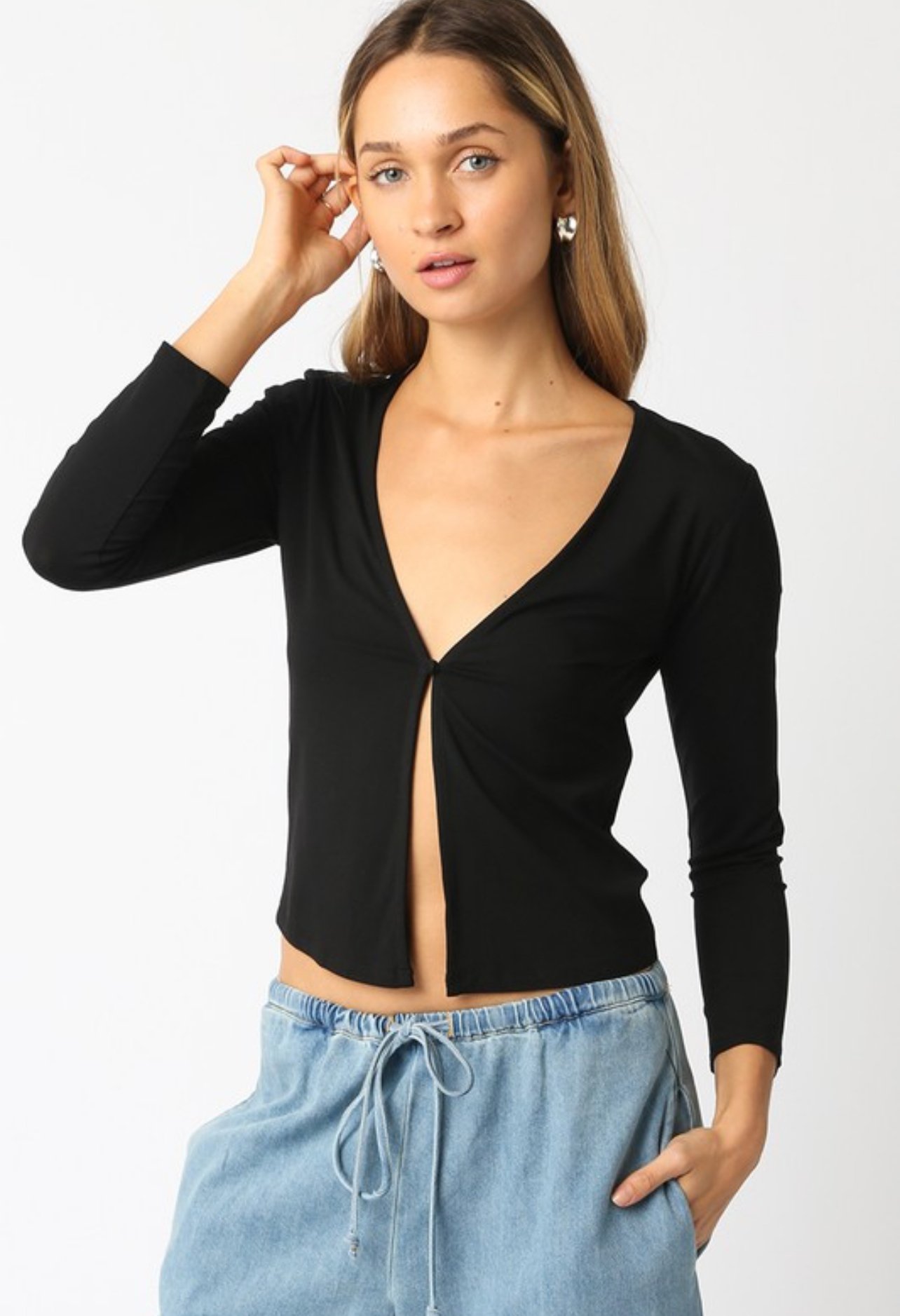 Olivaceous Taylor Top