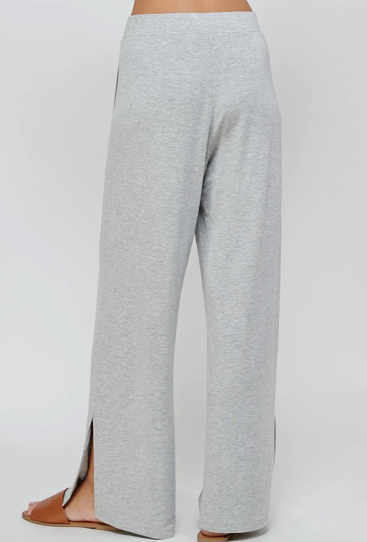 Heather Wide Leg Pant
