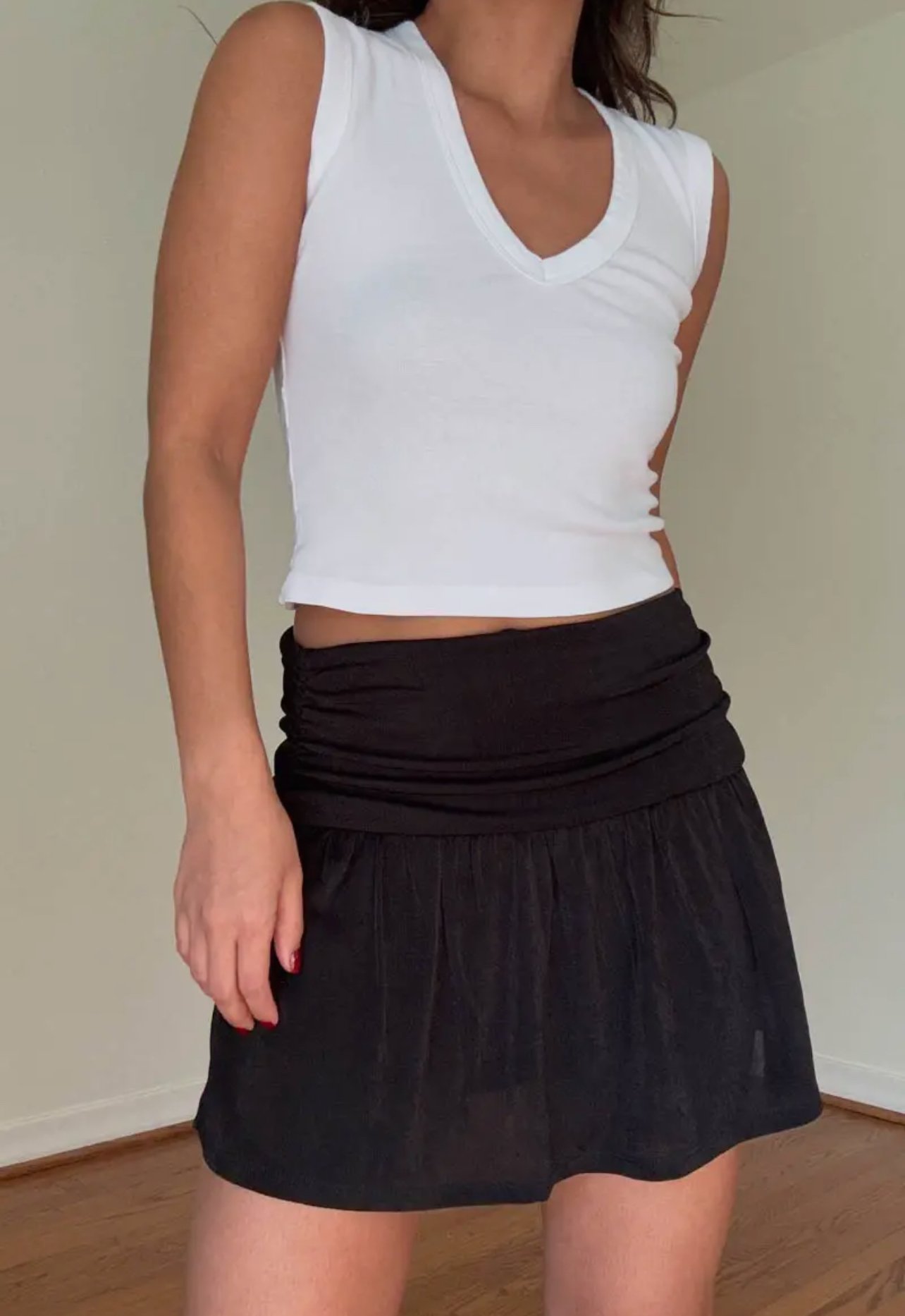 Skylar Ruffle Hem Skirt