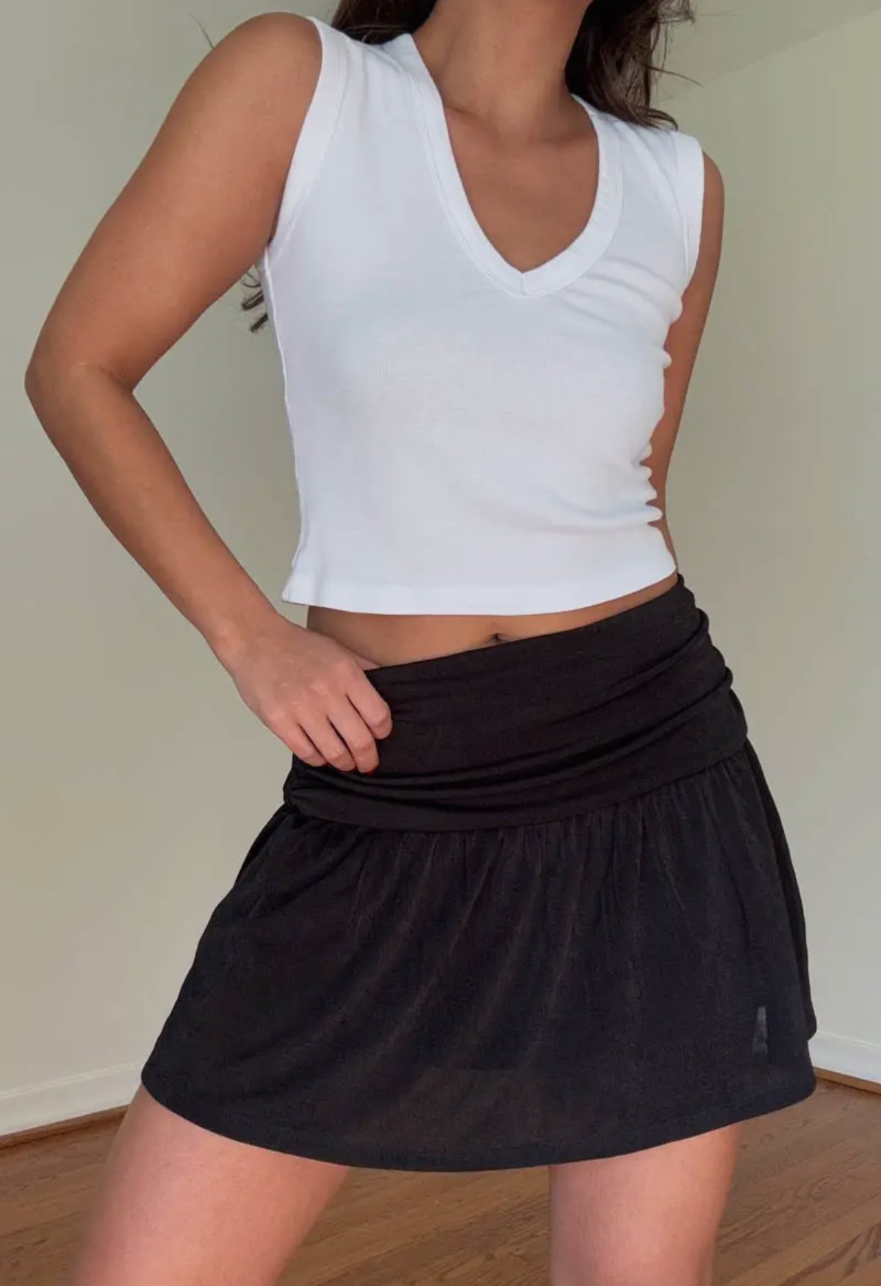 Skylar Ruffle Hem Skirt