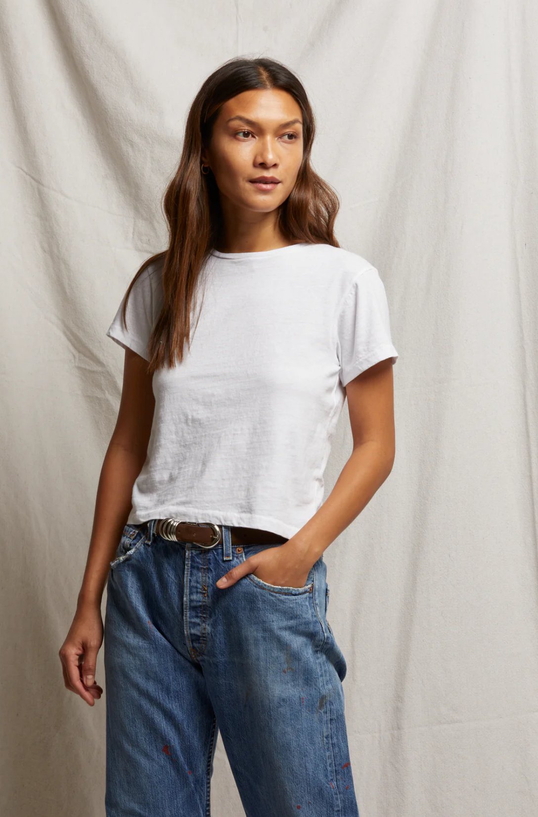 Perfect White Tee Lisa Tee