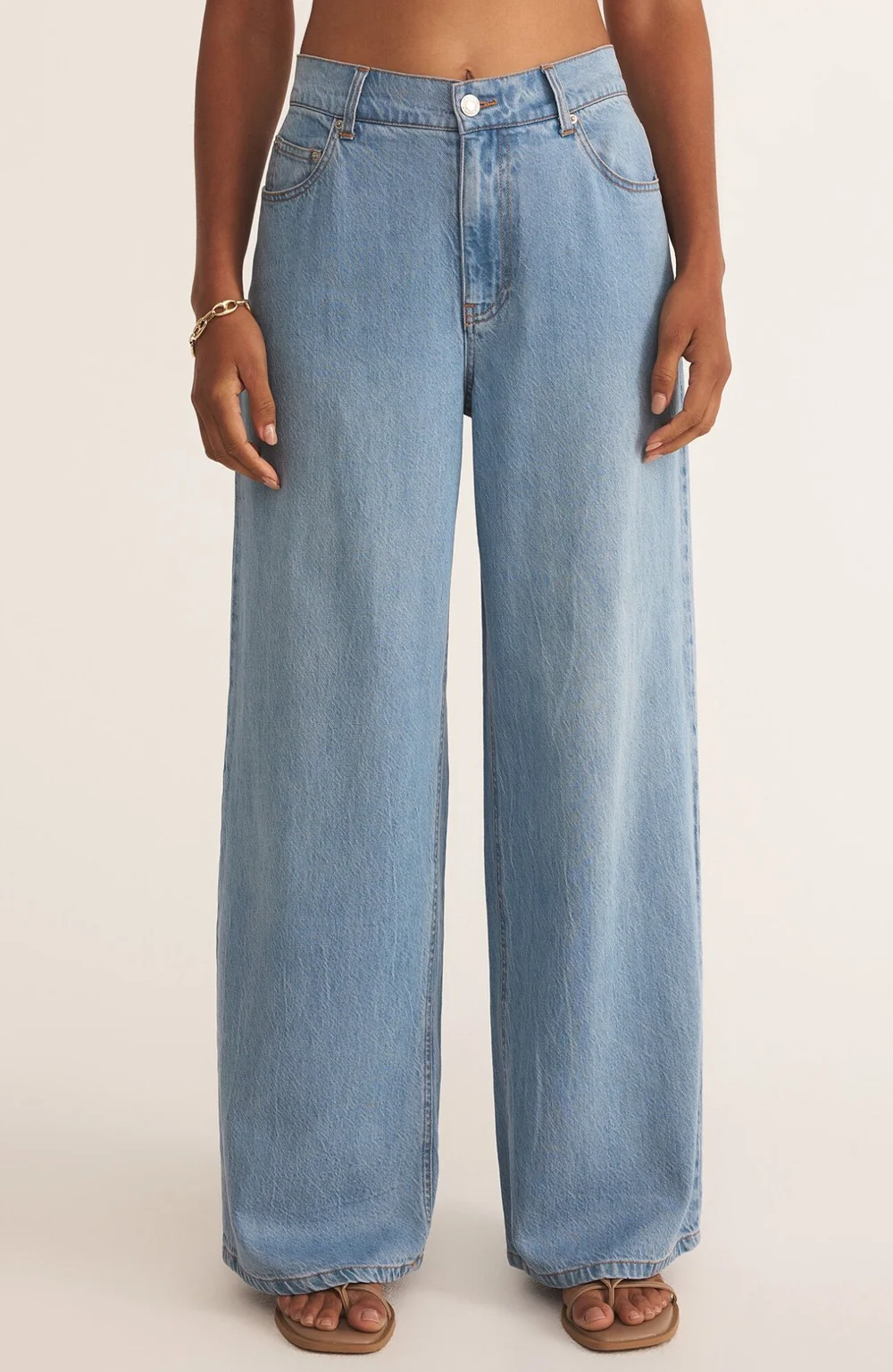Z Supply Mia Wide Leg Denim Pant — rowen