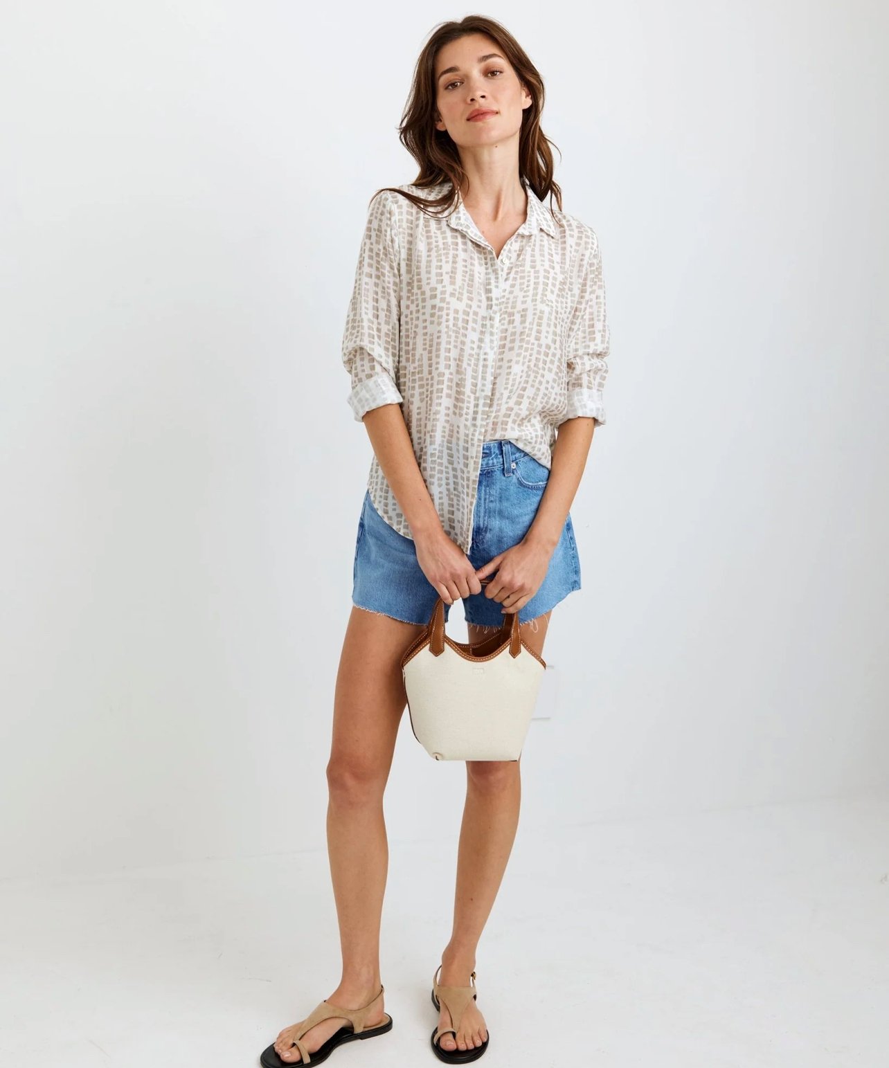 Bella Dahl Clean Front Hipster Shirt