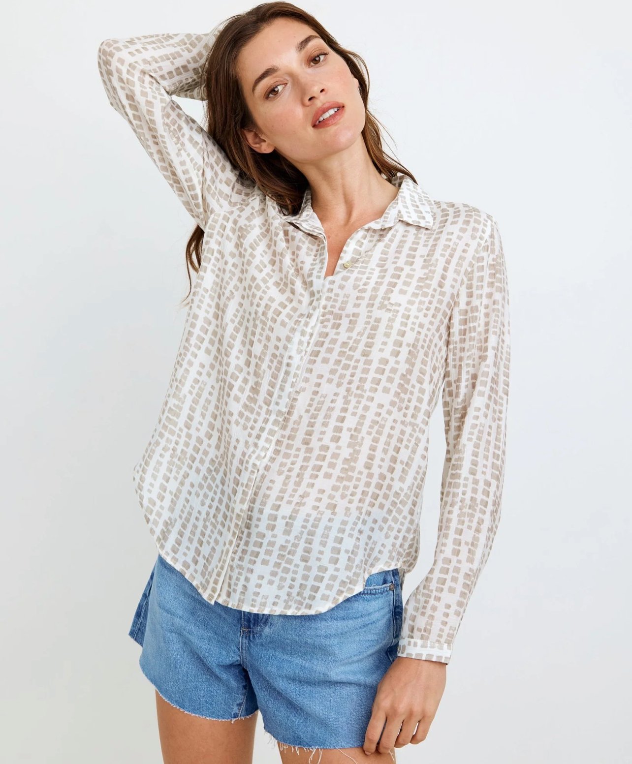 Bella Dahl Clean Front Hipster Shirt