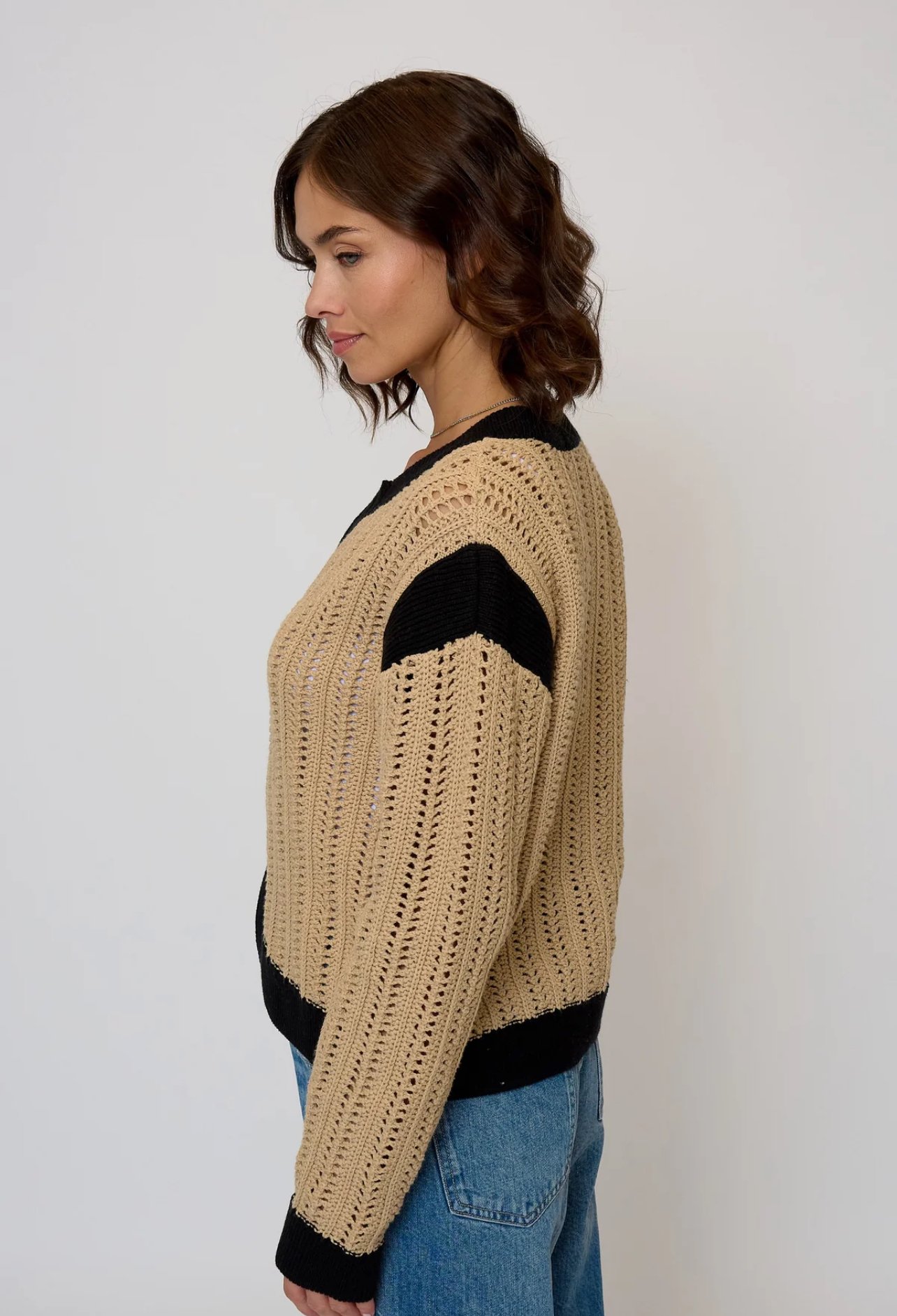 Central Park West Rose Zip Up Sweater