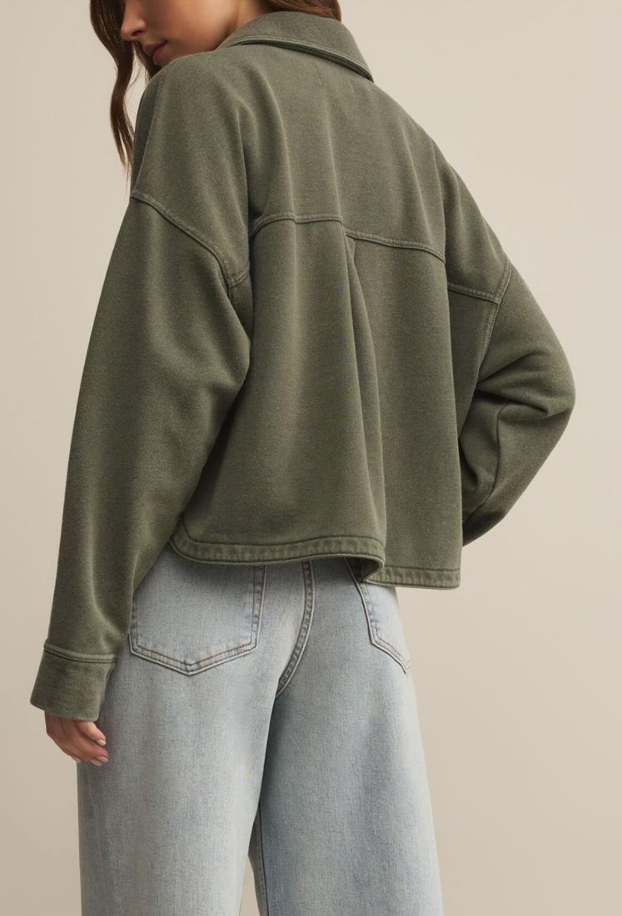 Z Supply All Day Cropped Knit Jacket
