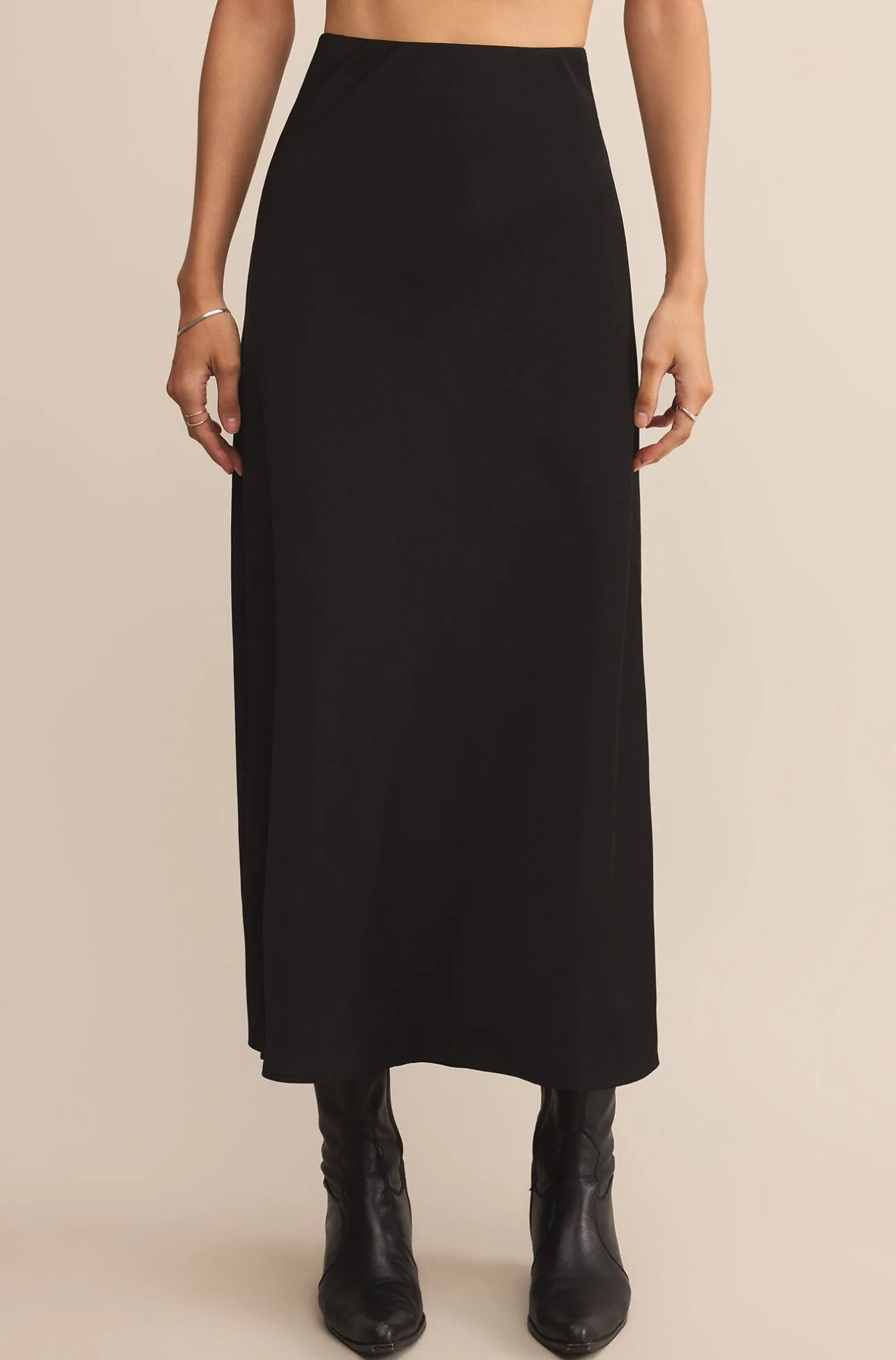 Z Supply Izabel Luxe Satin Skirt