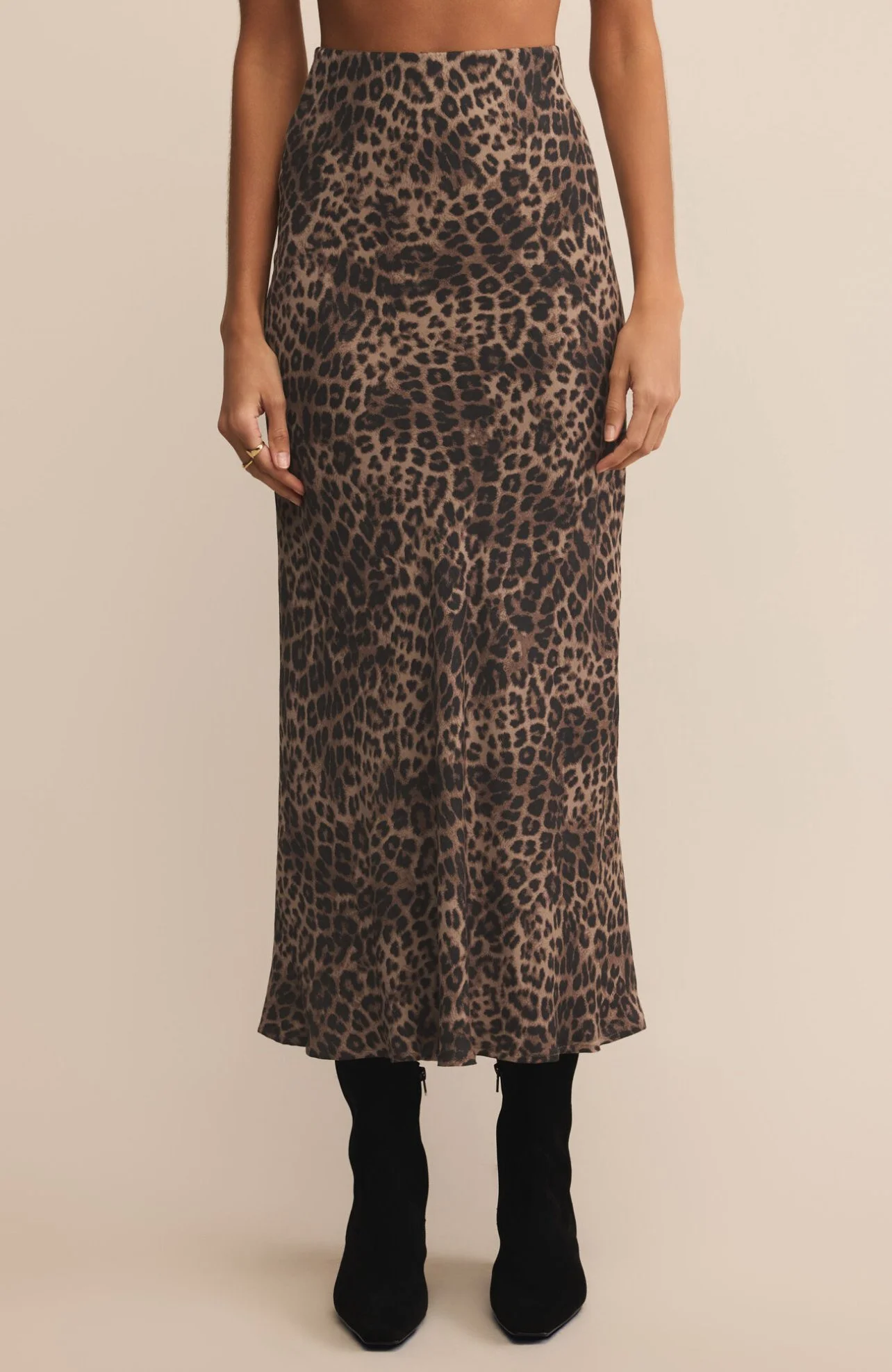 Z Supply Izabel Leopard Skirt