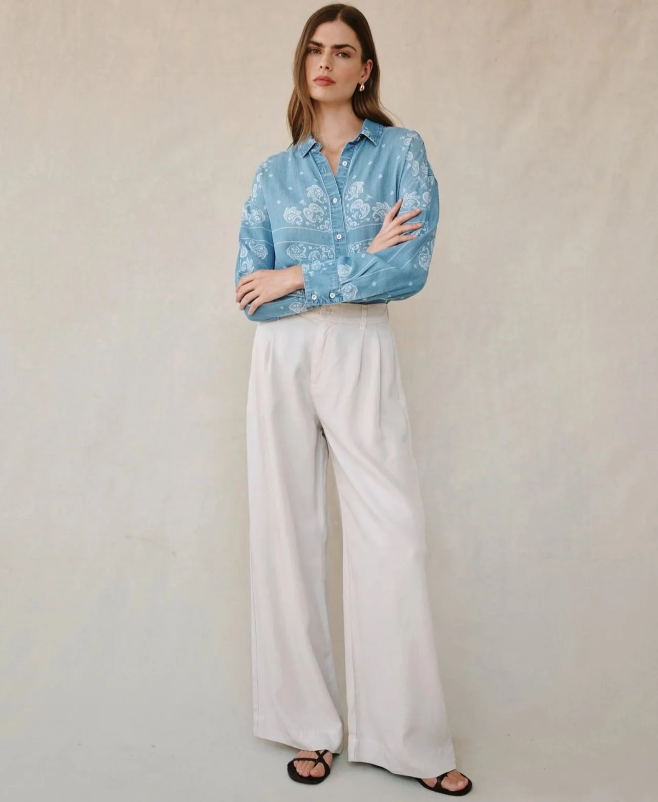 Bella Dahl Double Pleated Trousers