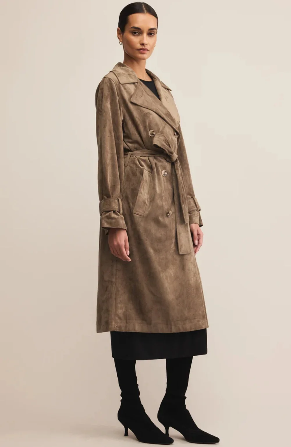 Z Supply Dorian Suede Trench — rowen