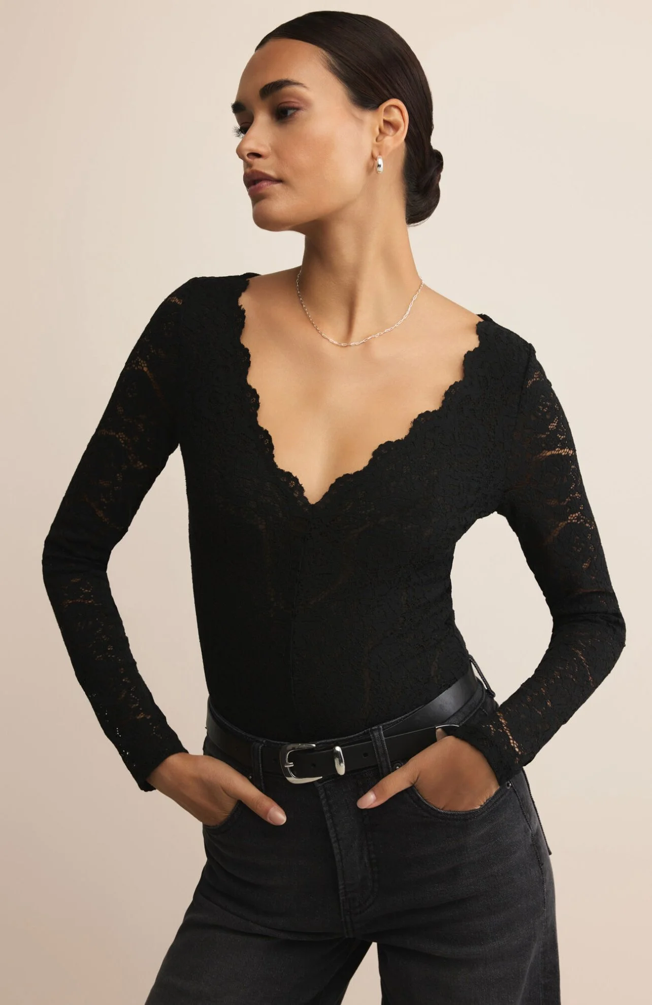 Z Supply Nightfall Lace Bodysuit