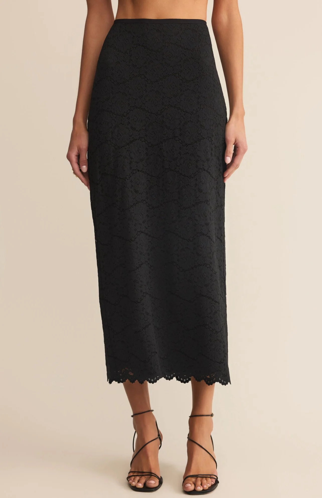 Z Supply Via Lace Midi Skirt