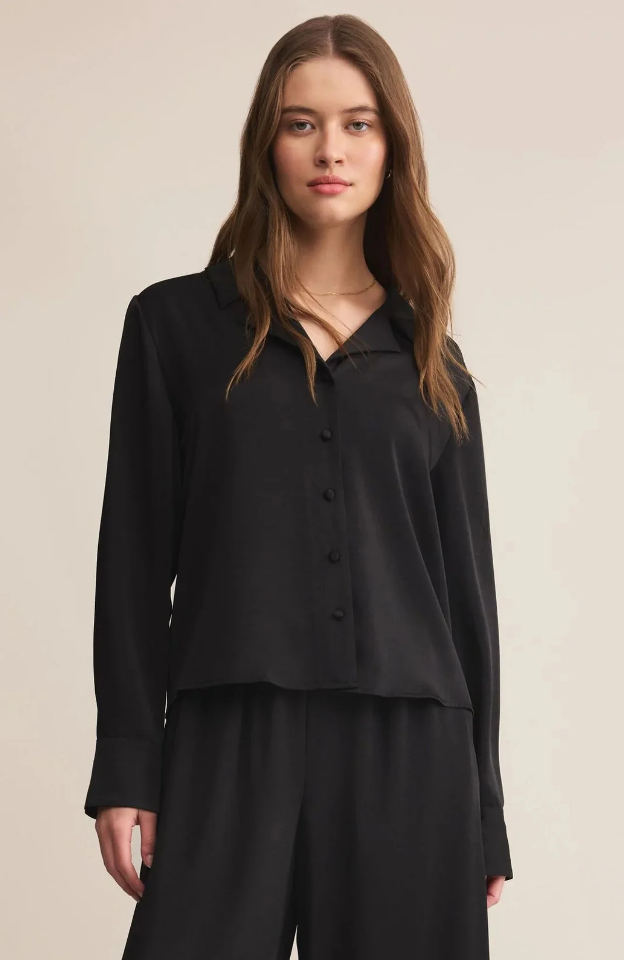 Z Supply Ana Satin Top