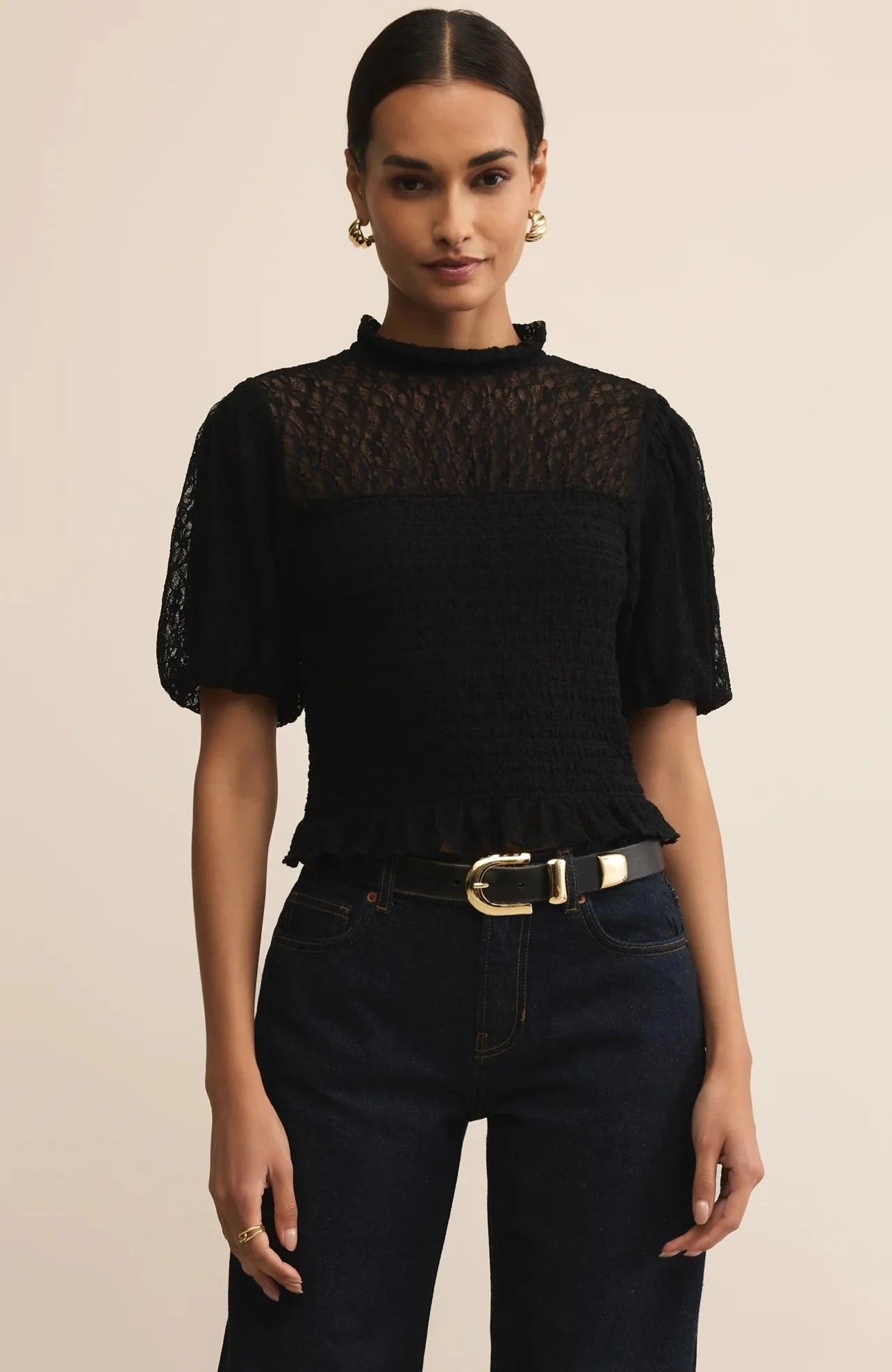 Z Supply Glimpse Lace Top