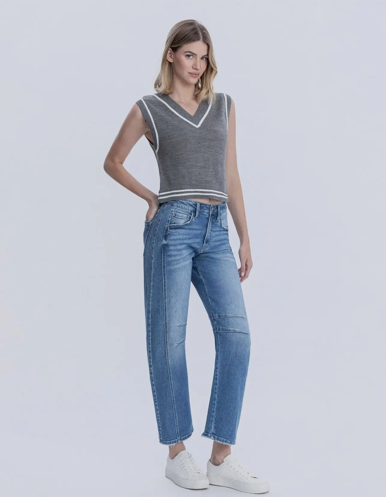 Vervet Kate High Rise Barrel