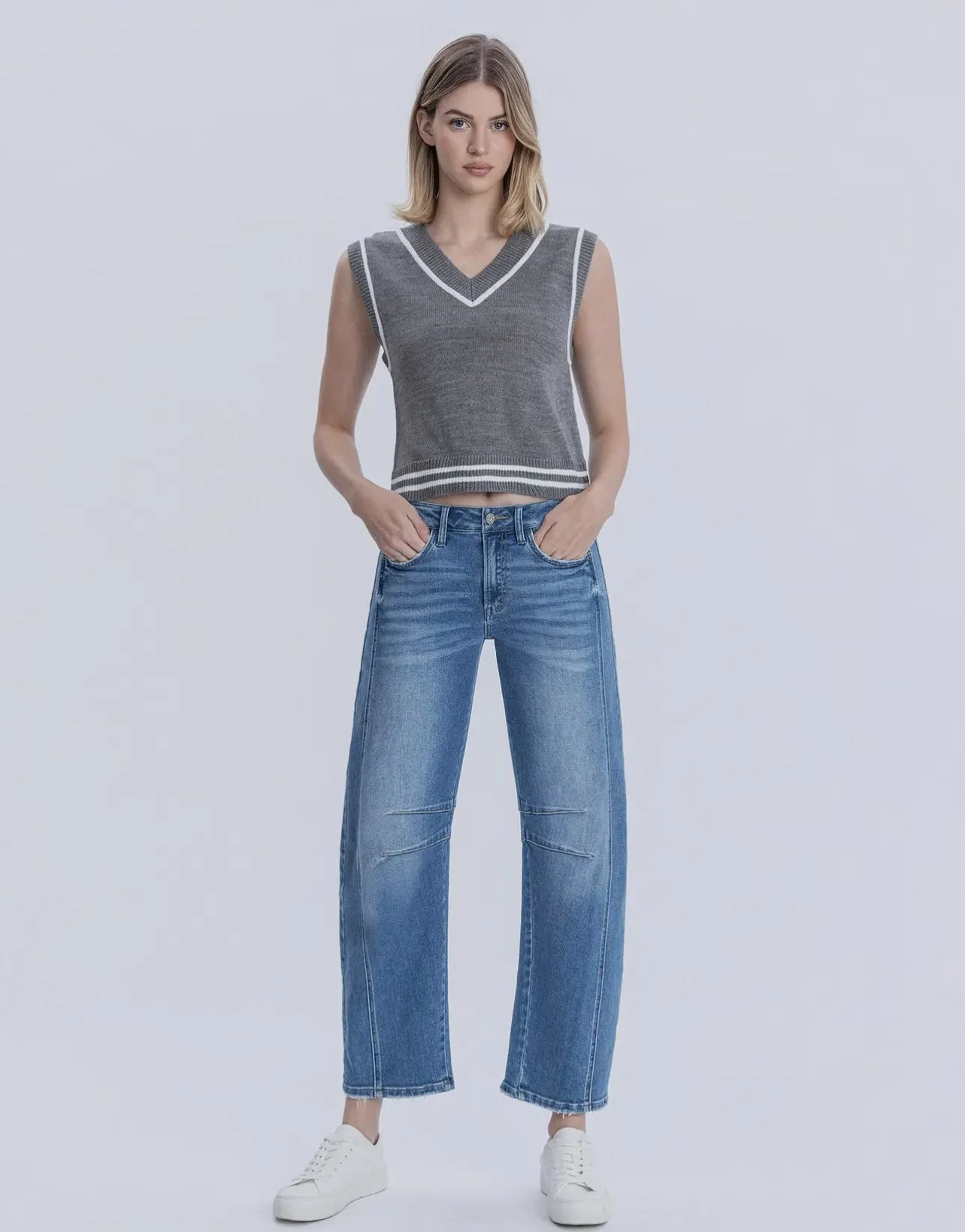 Vervet Kate High Rise Barrel