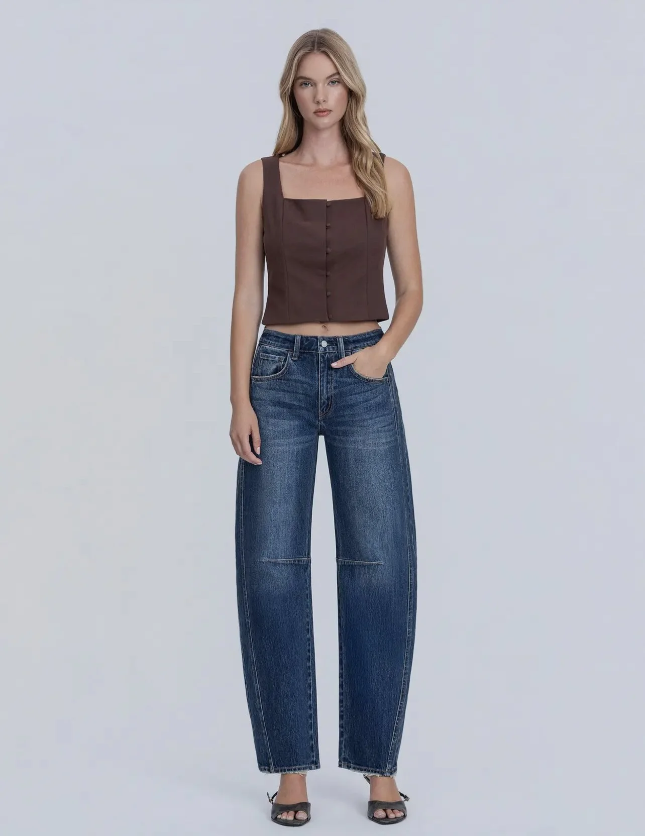 Brooke High Rise Barrel