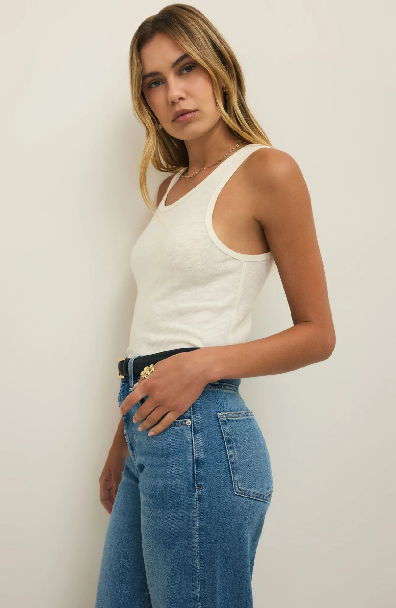 Z Supply Classic Slub Scoop Tank