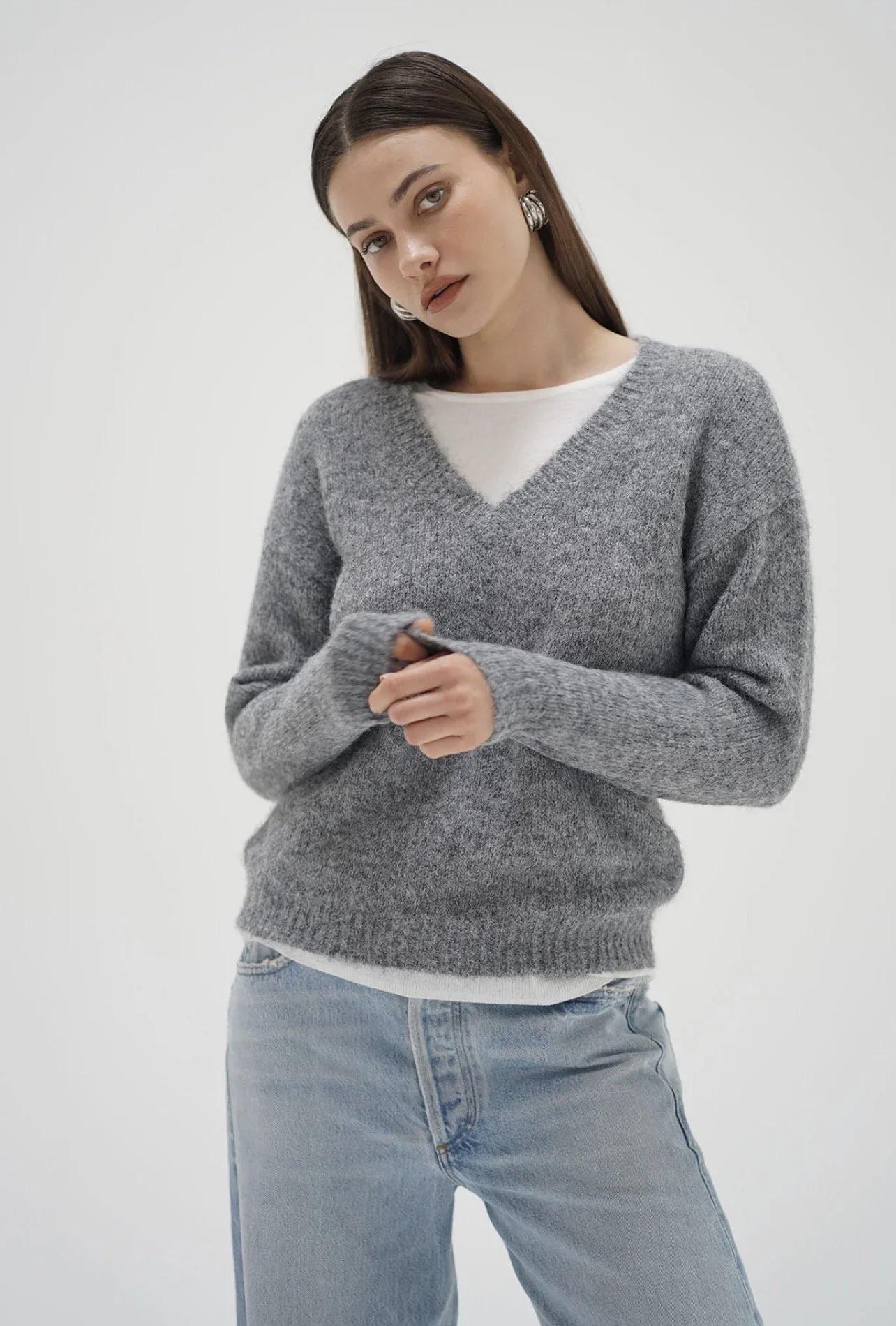 LNA Sienna Double Layer Sweater