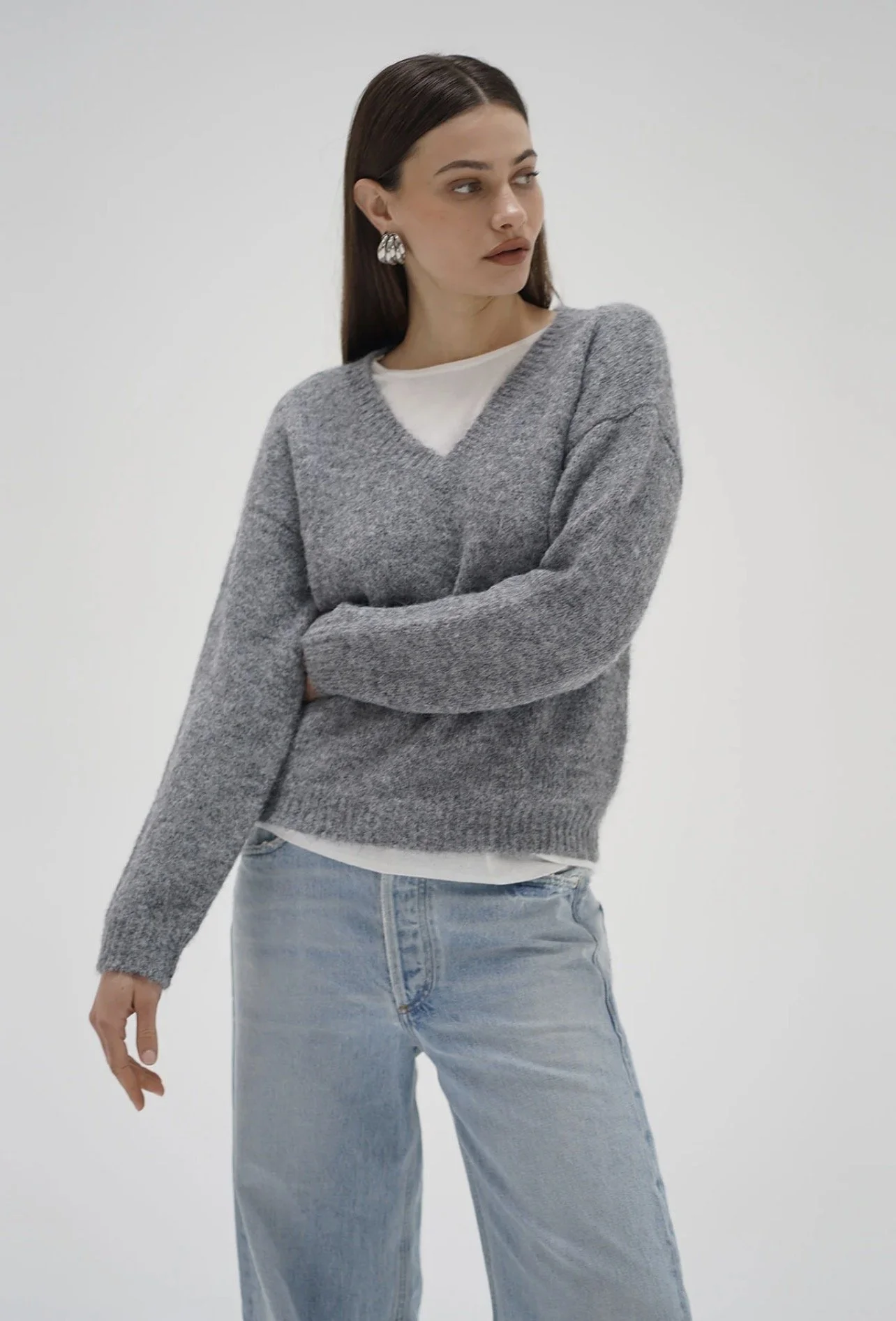 LNA Sienna Double Layer Sweater