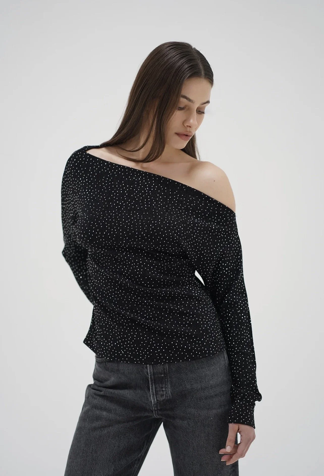 LNA Odette Studded Top