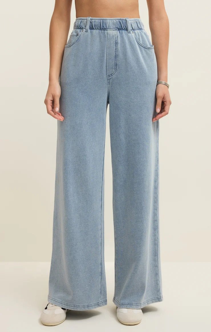 Z Supply Entourage Knit Denim Pants