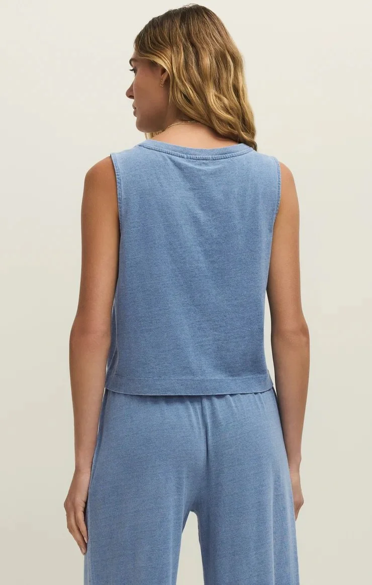 Z Supply Sloane V-Neck Denim Tank