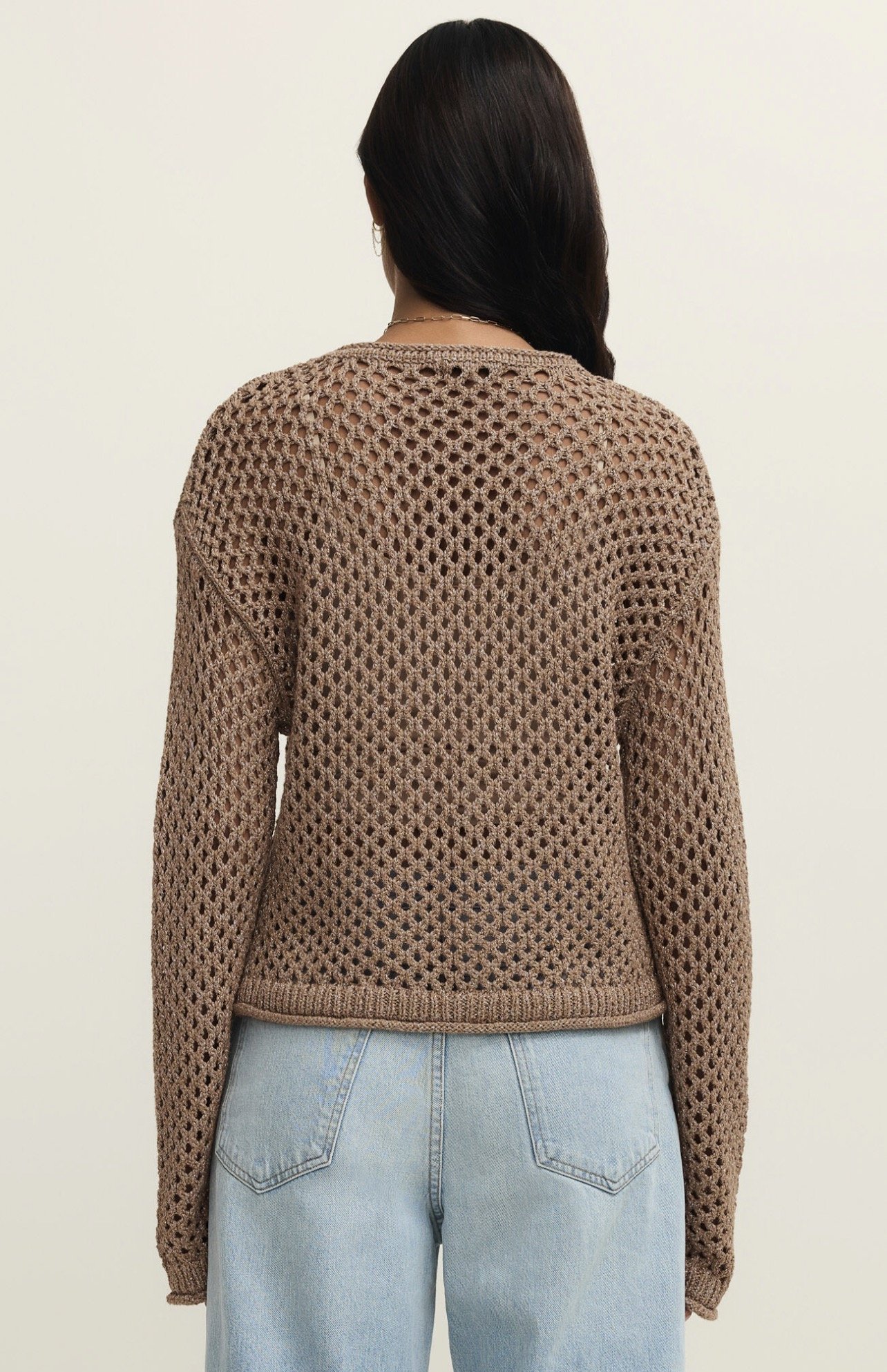 Z Supply Cala Shimmer Crochet Sweater